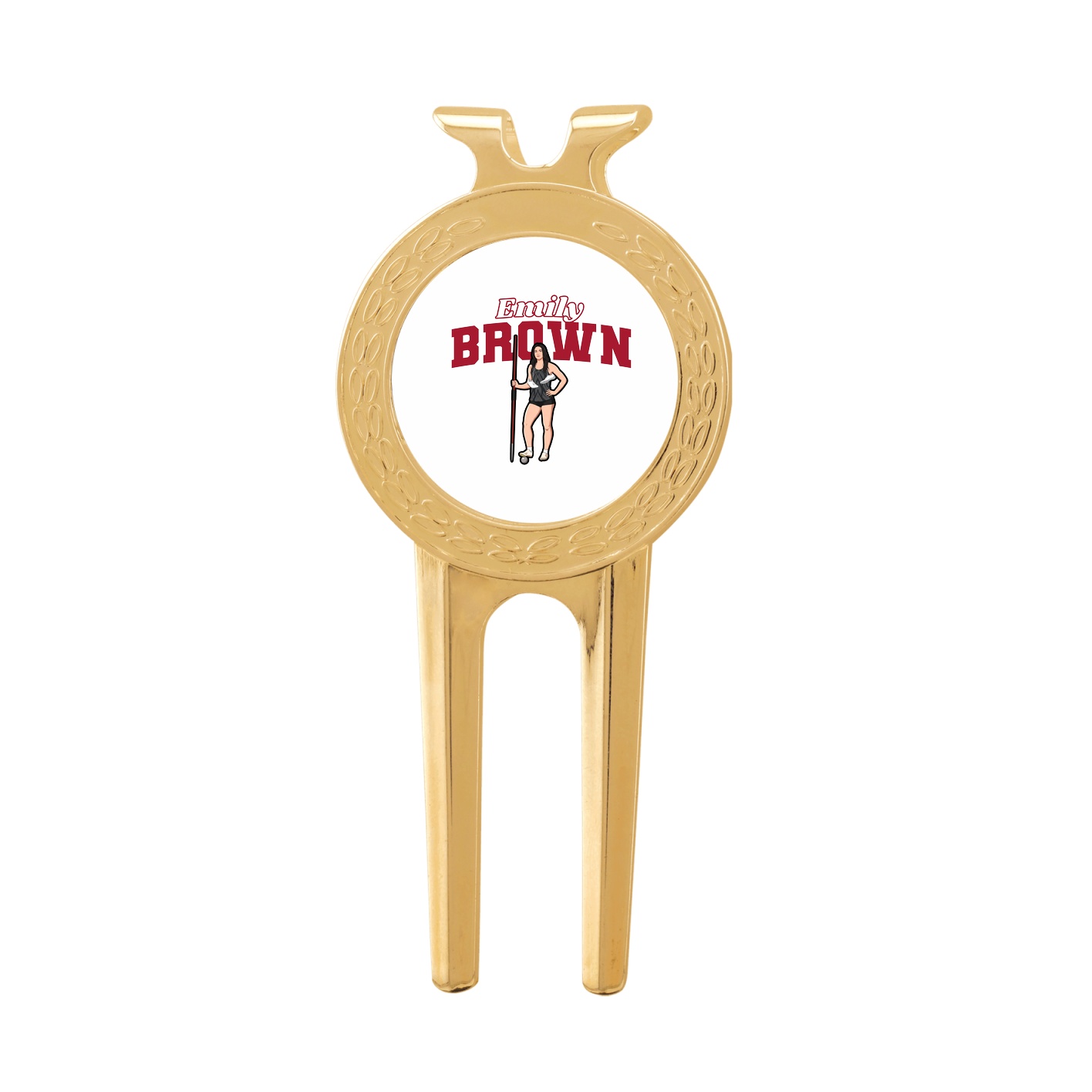 Divot Tool with Ball Marker — Name Arch in Classic