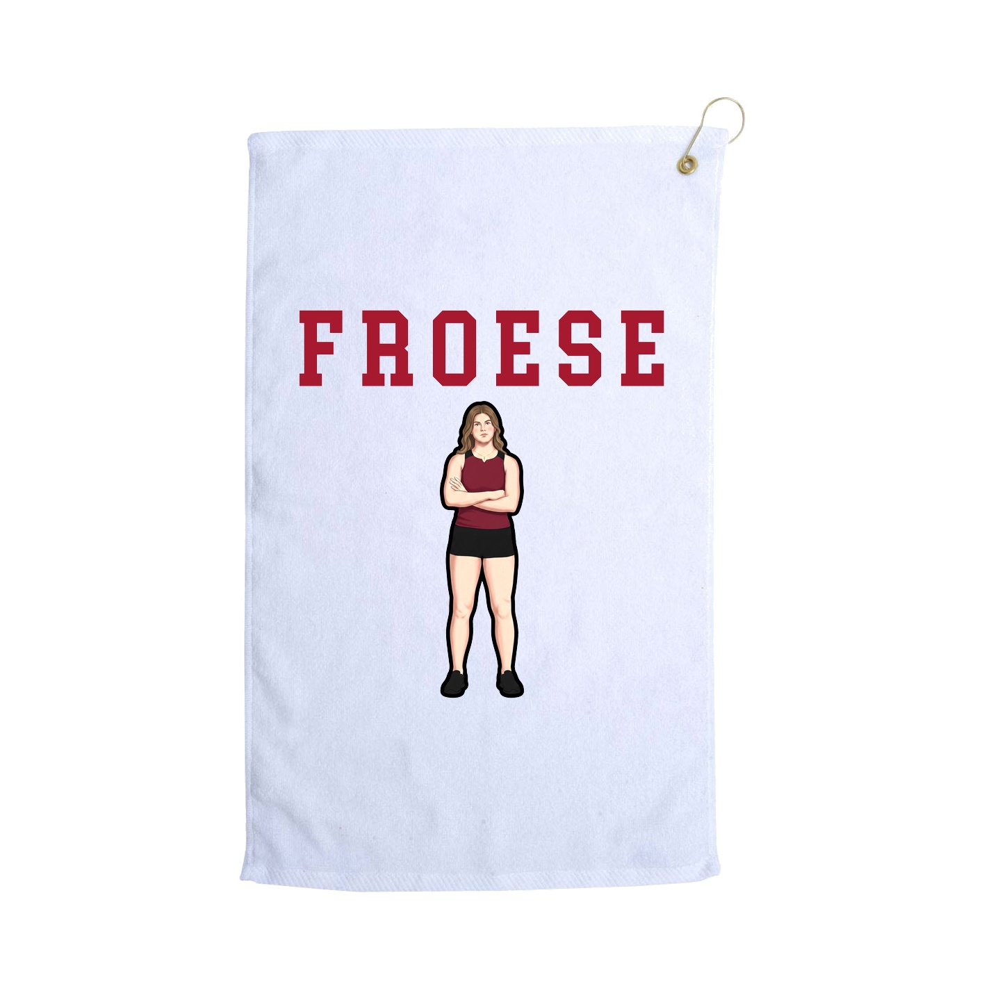 Golf Towel — Shirsey in White