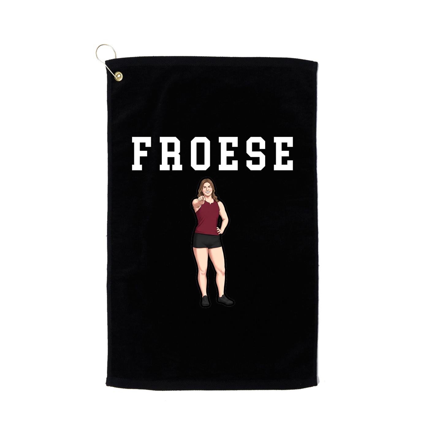 Golf Towel — Shirsey in Black