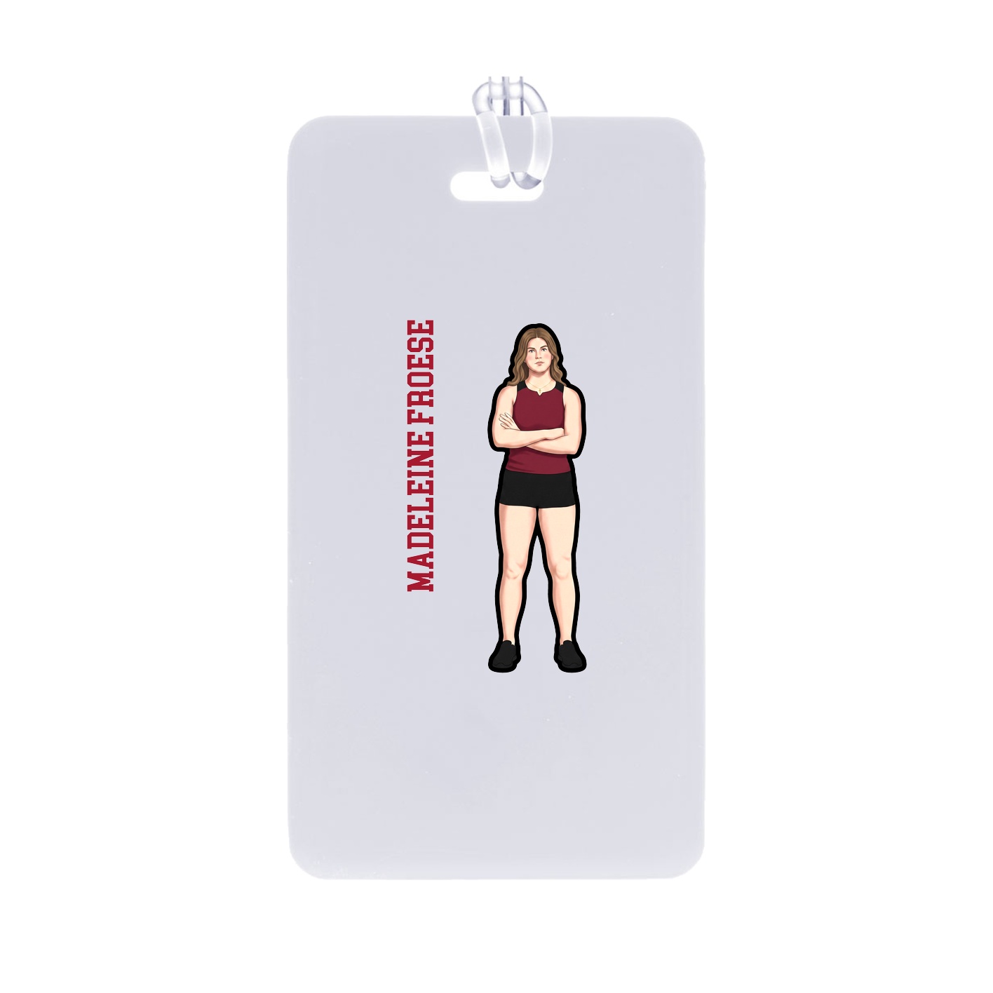 Bag Tag — Name Vertical in Classic