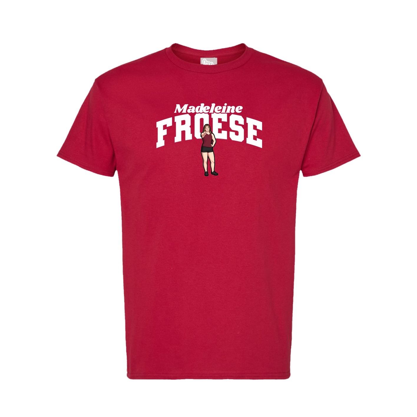 Tee — Signature Arch in Crimson