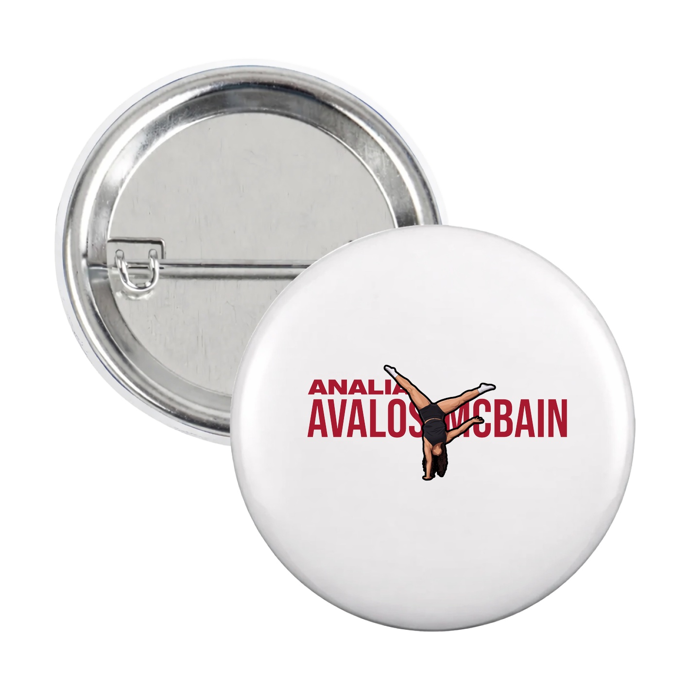 Game Day Button — Player Name in White