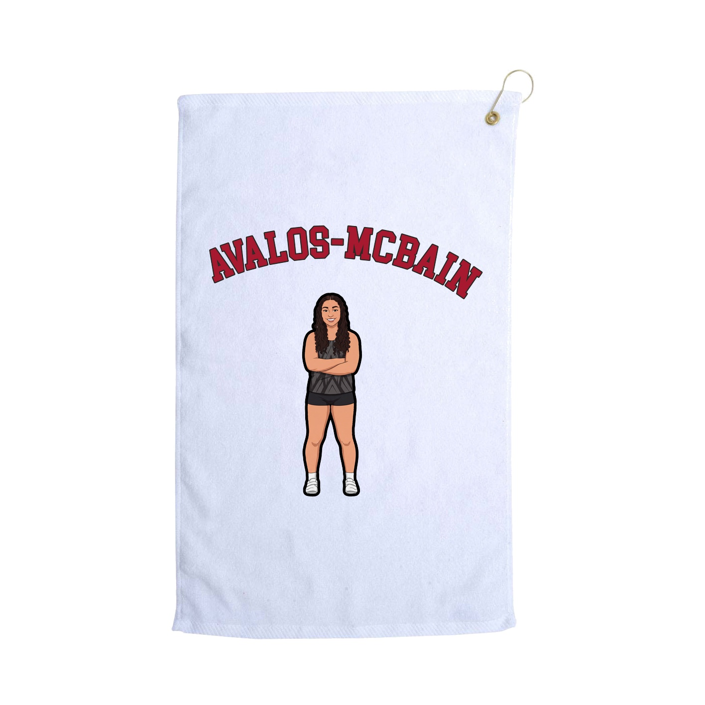 Golf Towel — Shirsey Arch in White