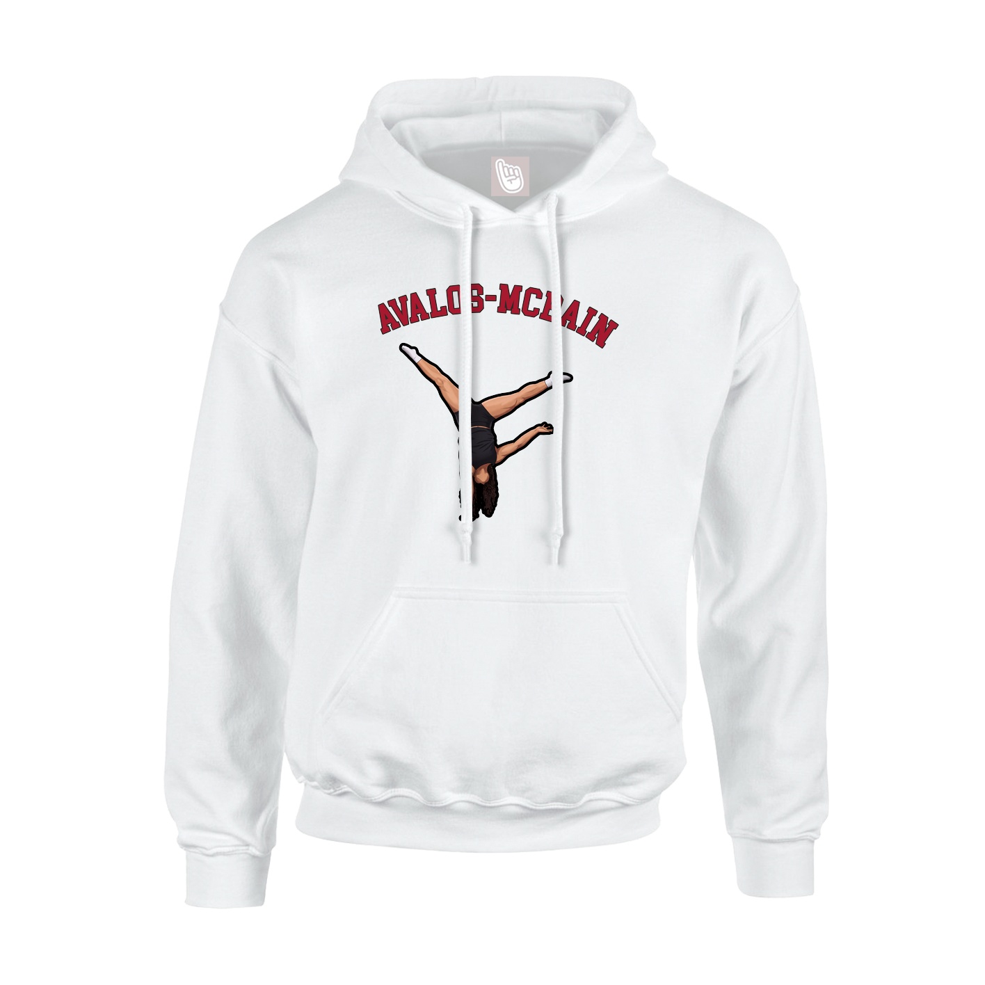 Hoodie — Shirsey Arch in White