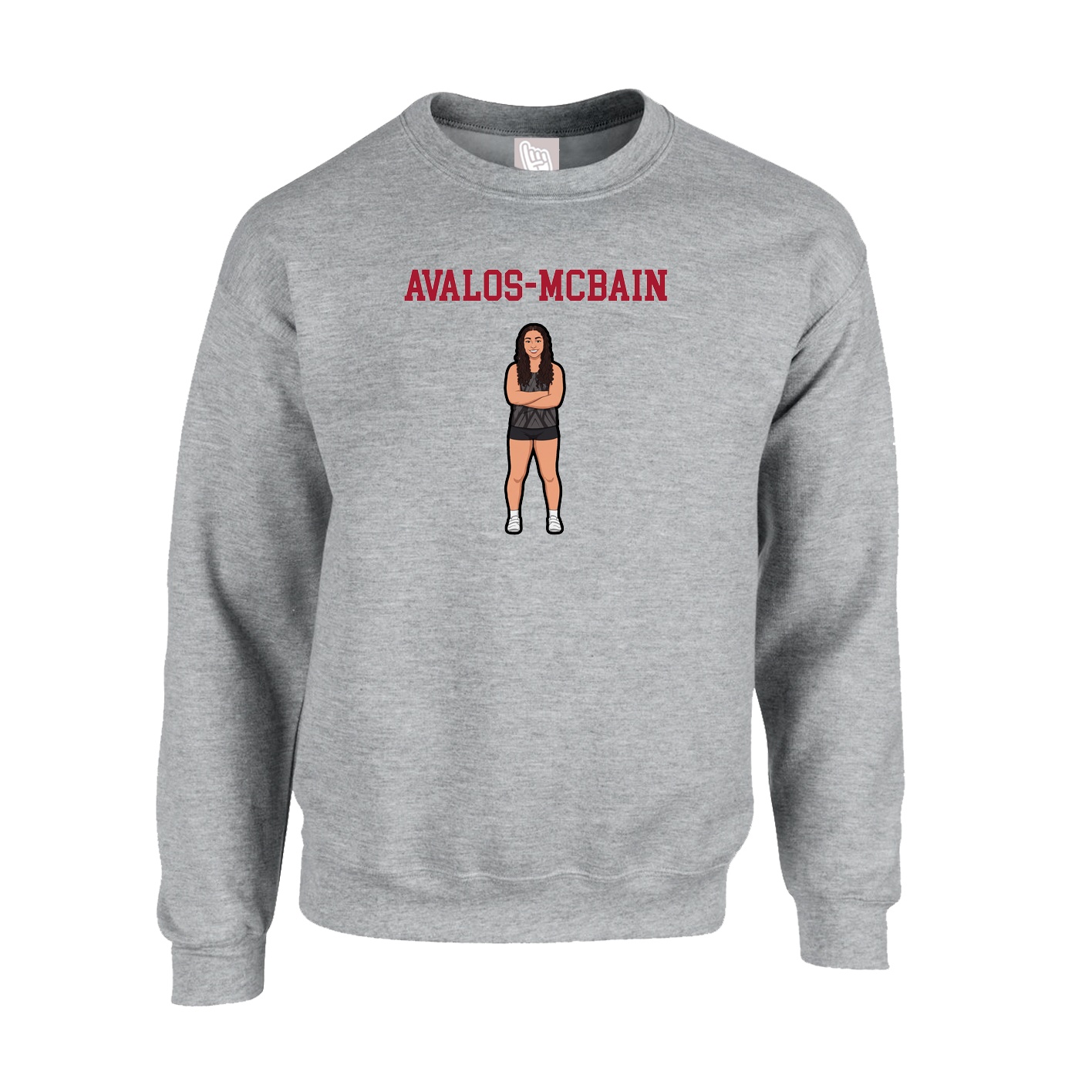 Fleece Crew — Shirsey in Grey