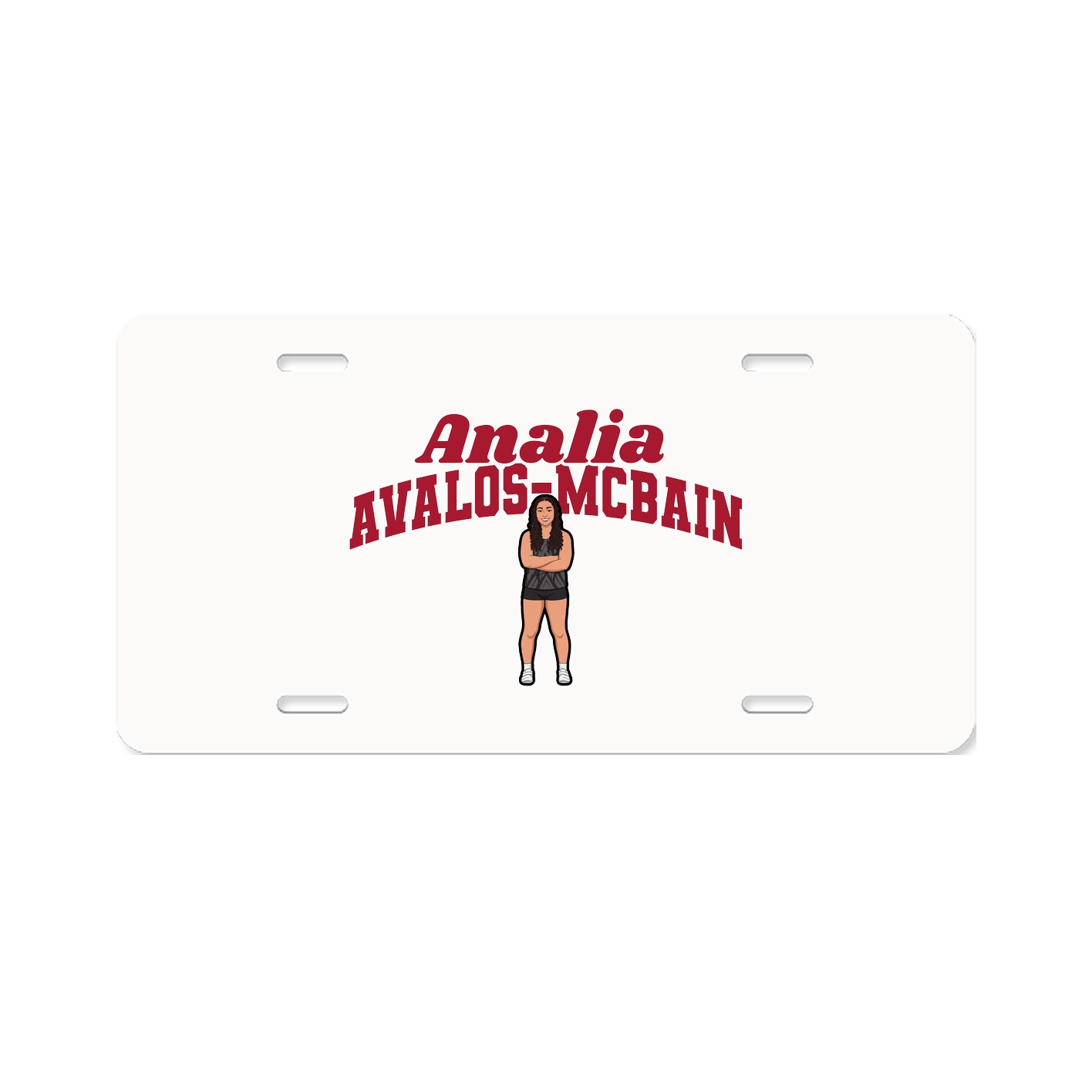 License Plate — Signature Arch in Classic