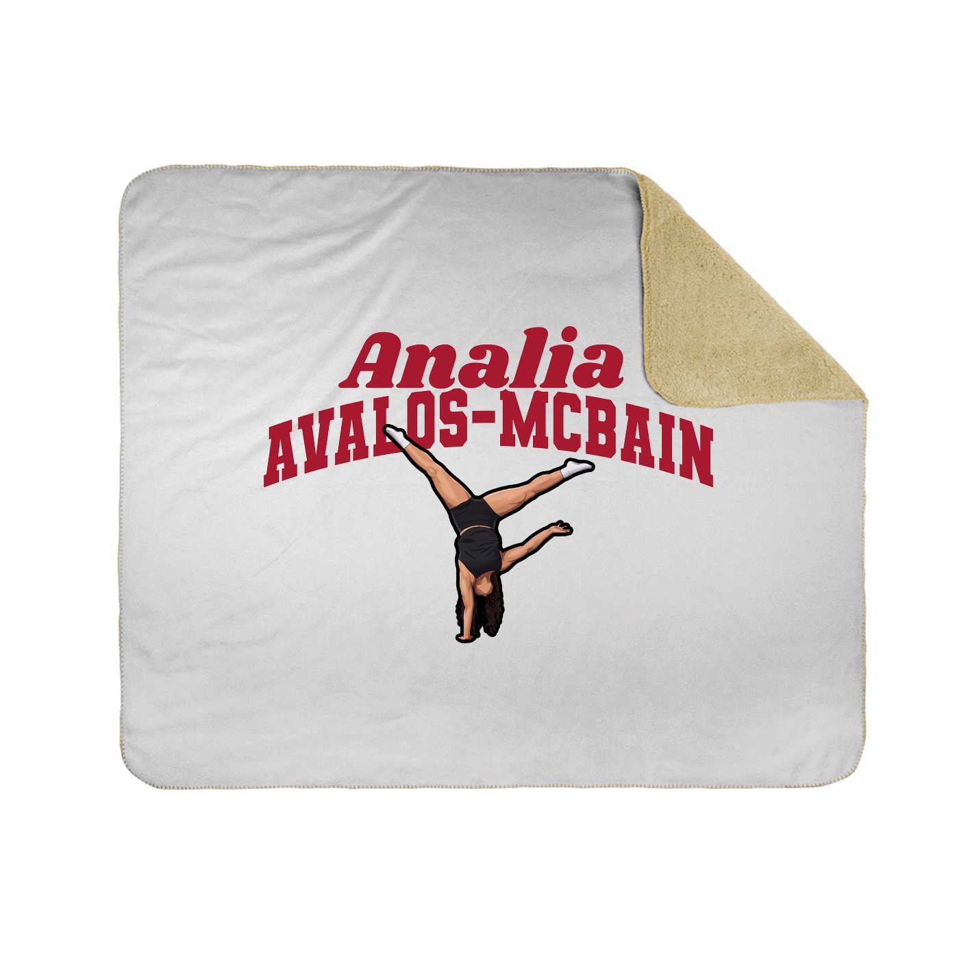 Throw Blanket — Signature Arch in White