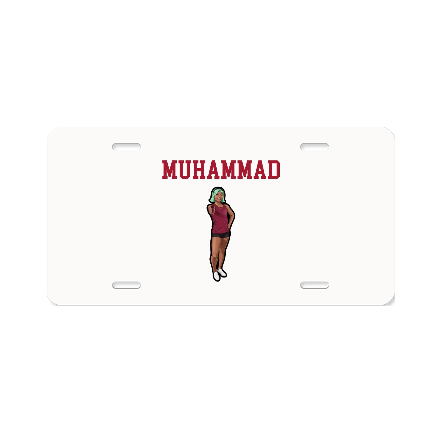 License Plate — Shirsey in Classic