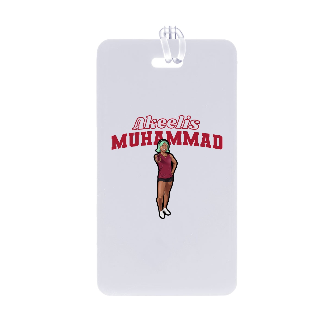 Bag Tag — Name Arch in Classic