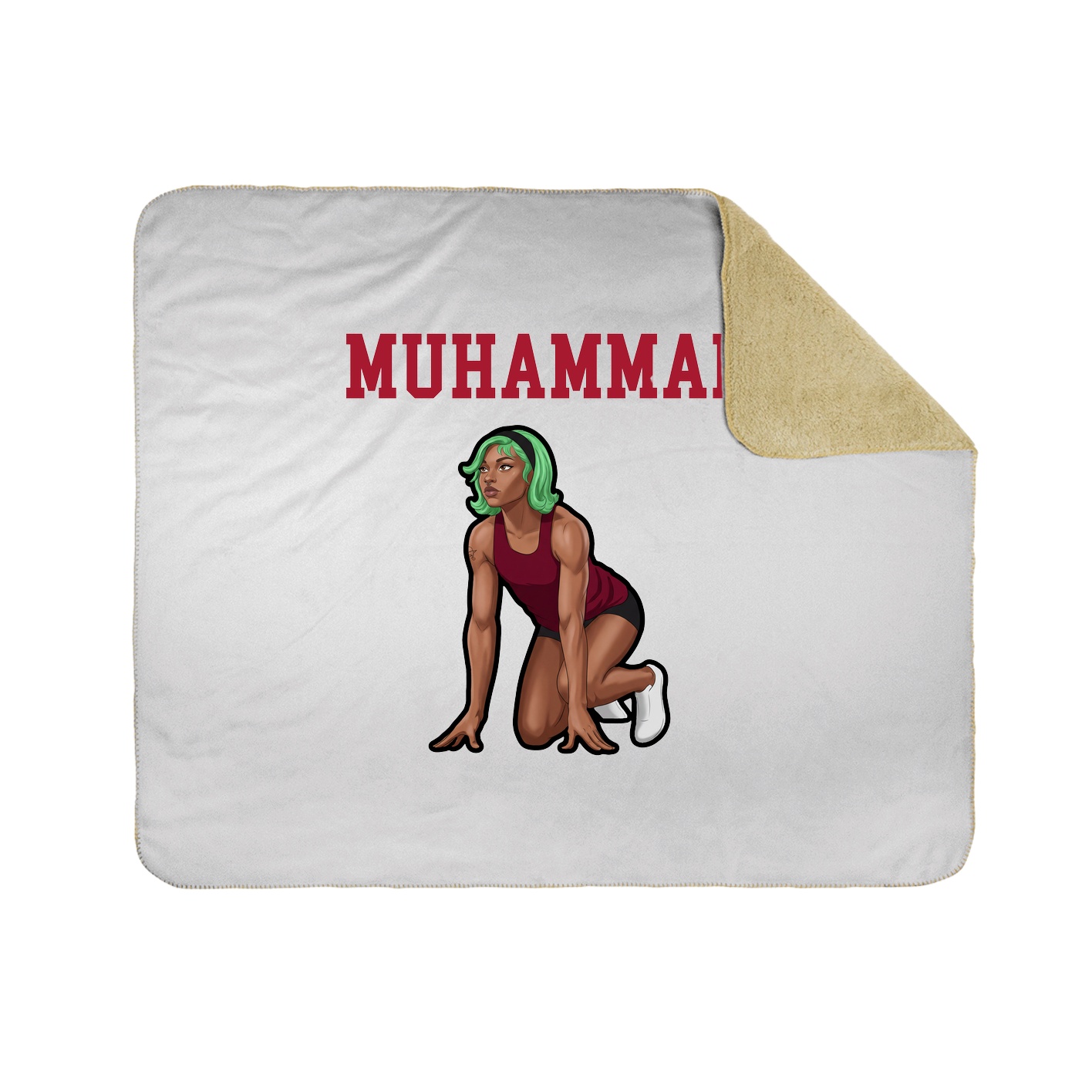 Throw Blanket — Shirsey in White