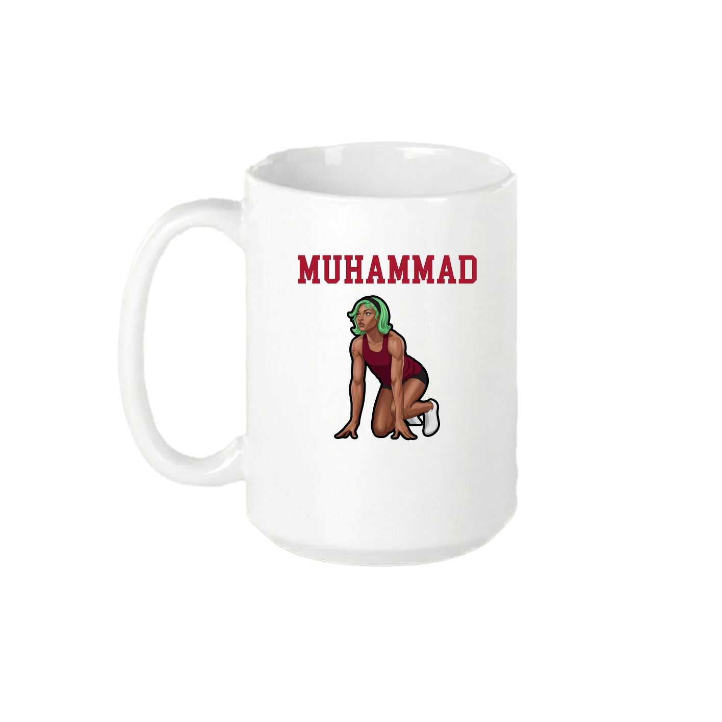 15oz Coffee Mug — Shirsey in White