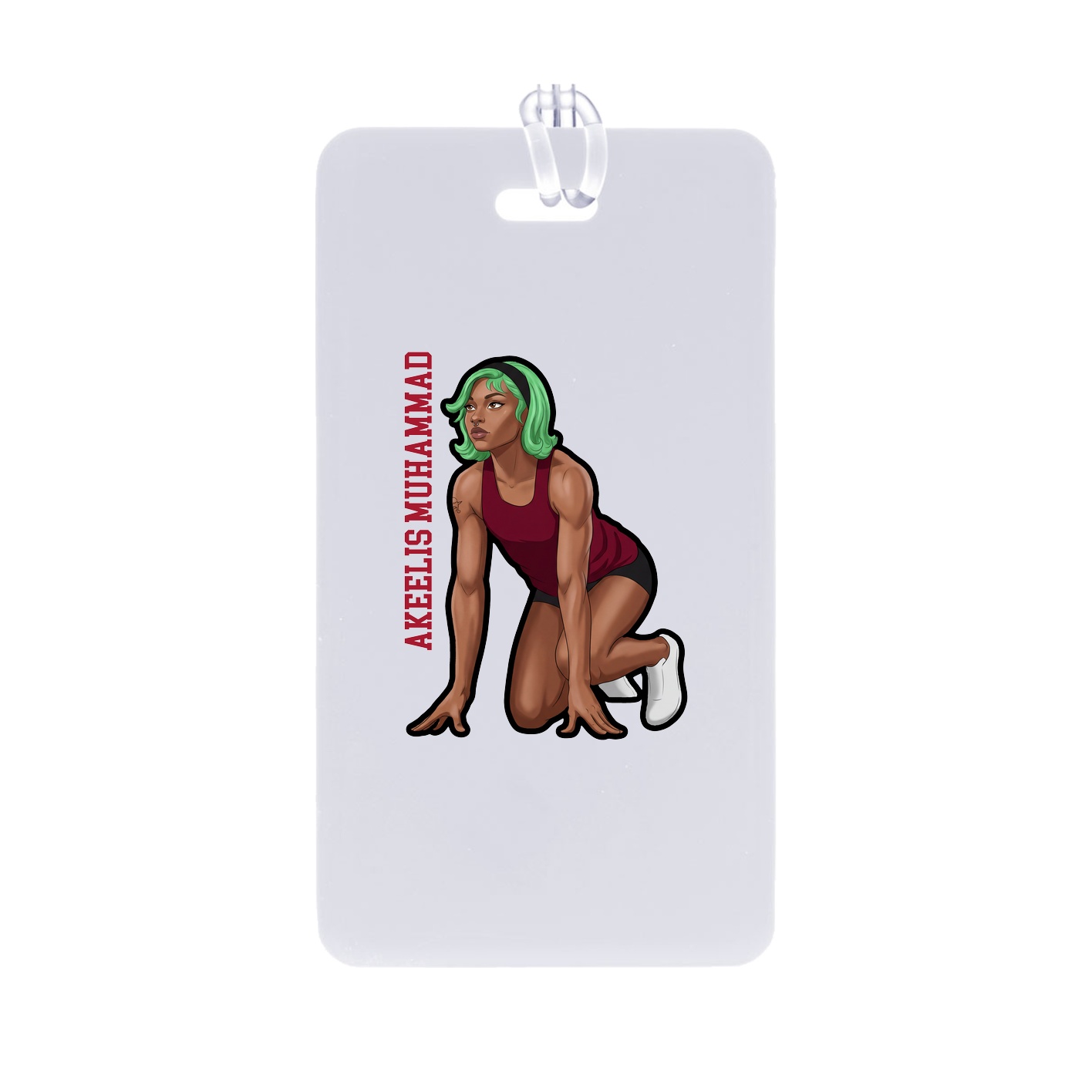 Bag Tag — Name Vertical in Classic
