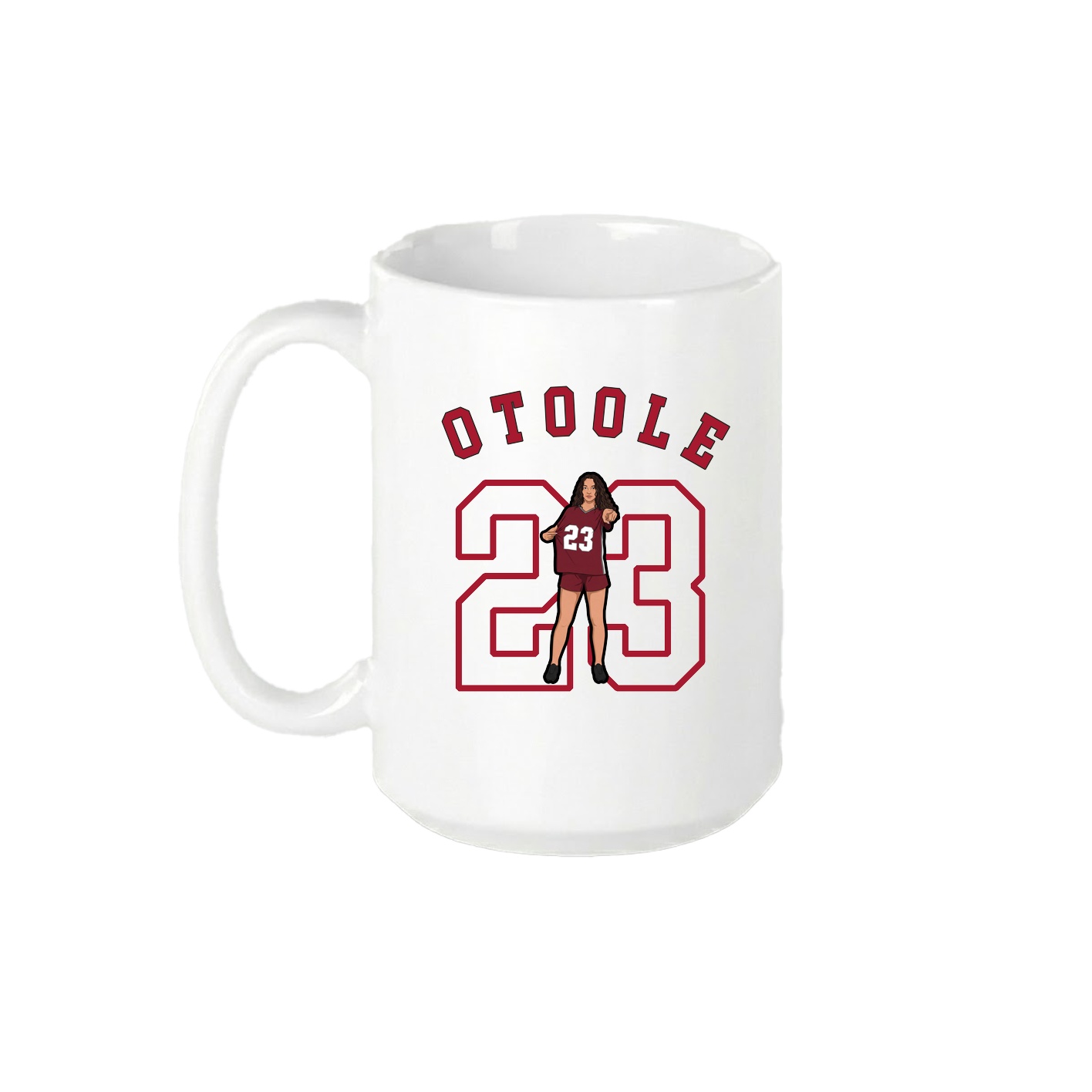 15oz Coffee Mug — Shirsey Arch in White