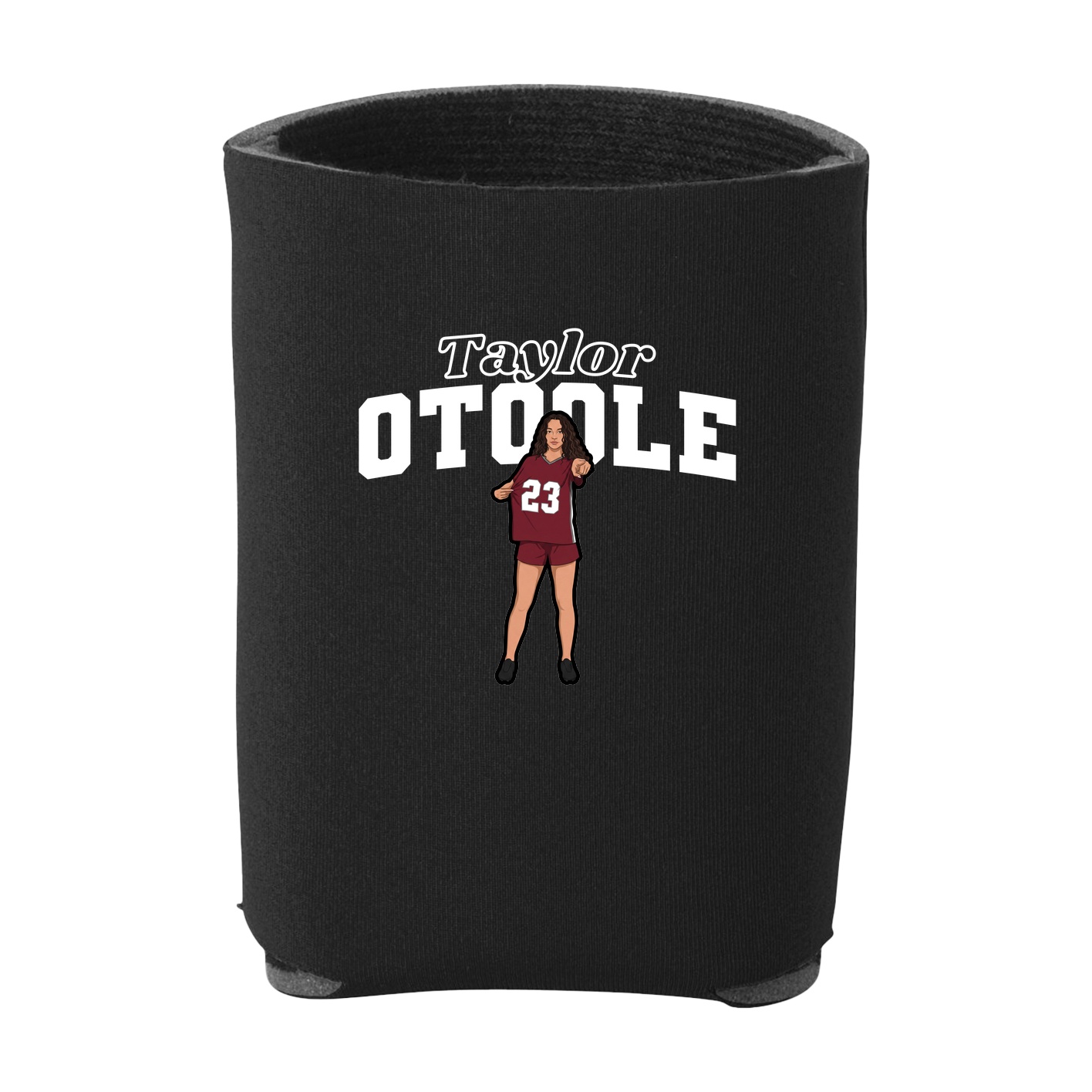 Can Holder — Name Arch in Black