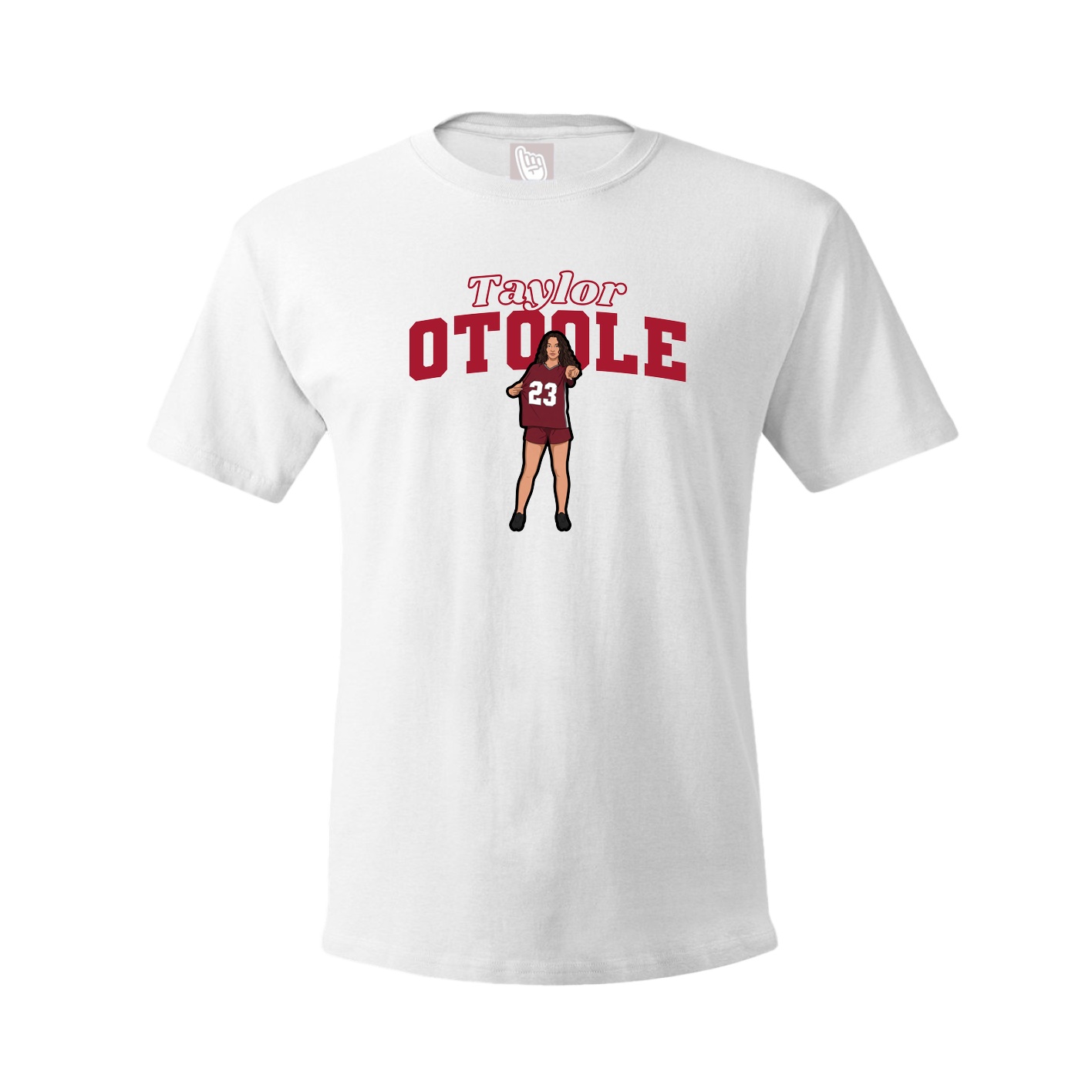 Tee — Name Arch in White