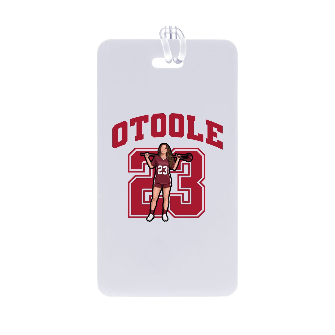Bag Tag — Number in Classic