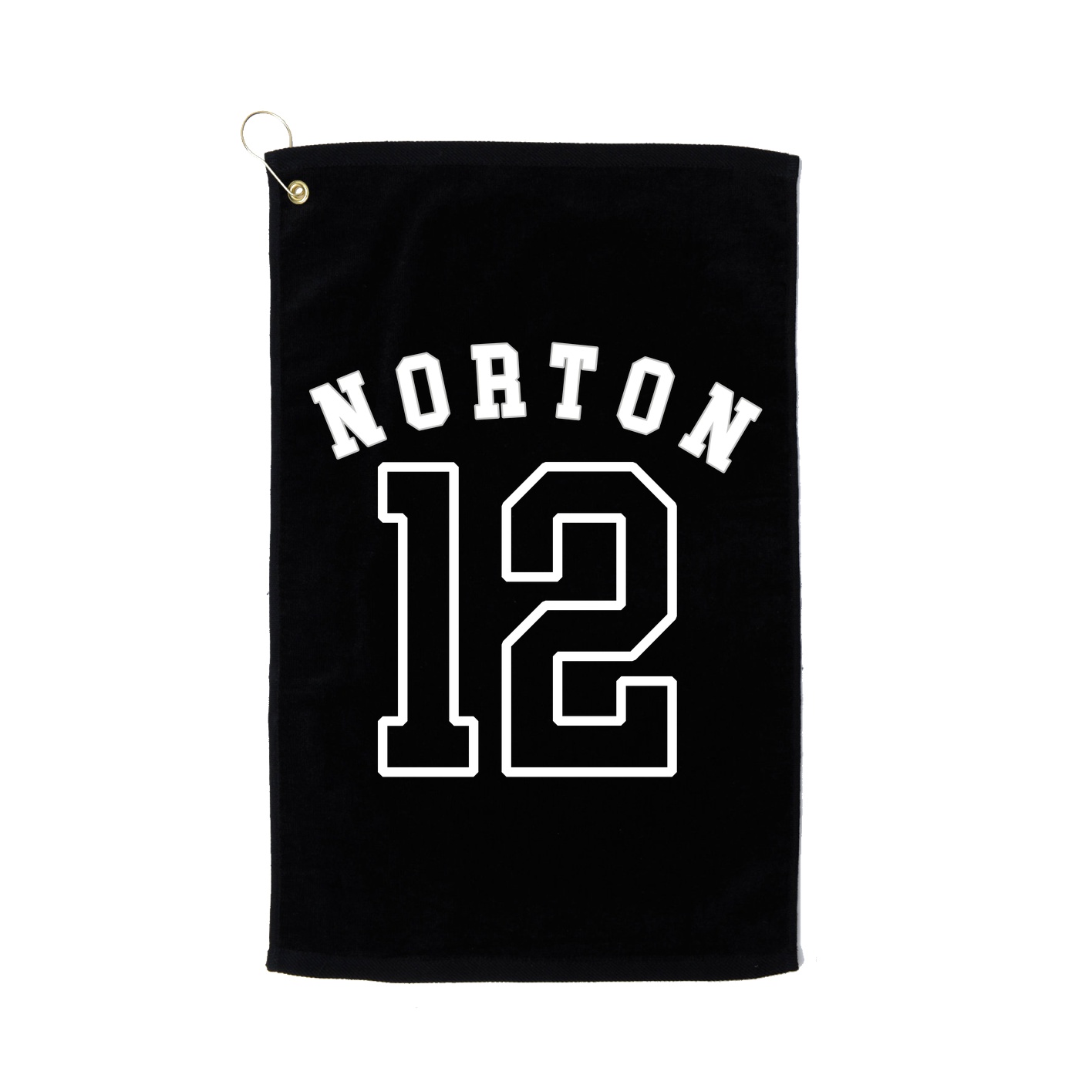 Golf Towel — Shirsey Arch in Black