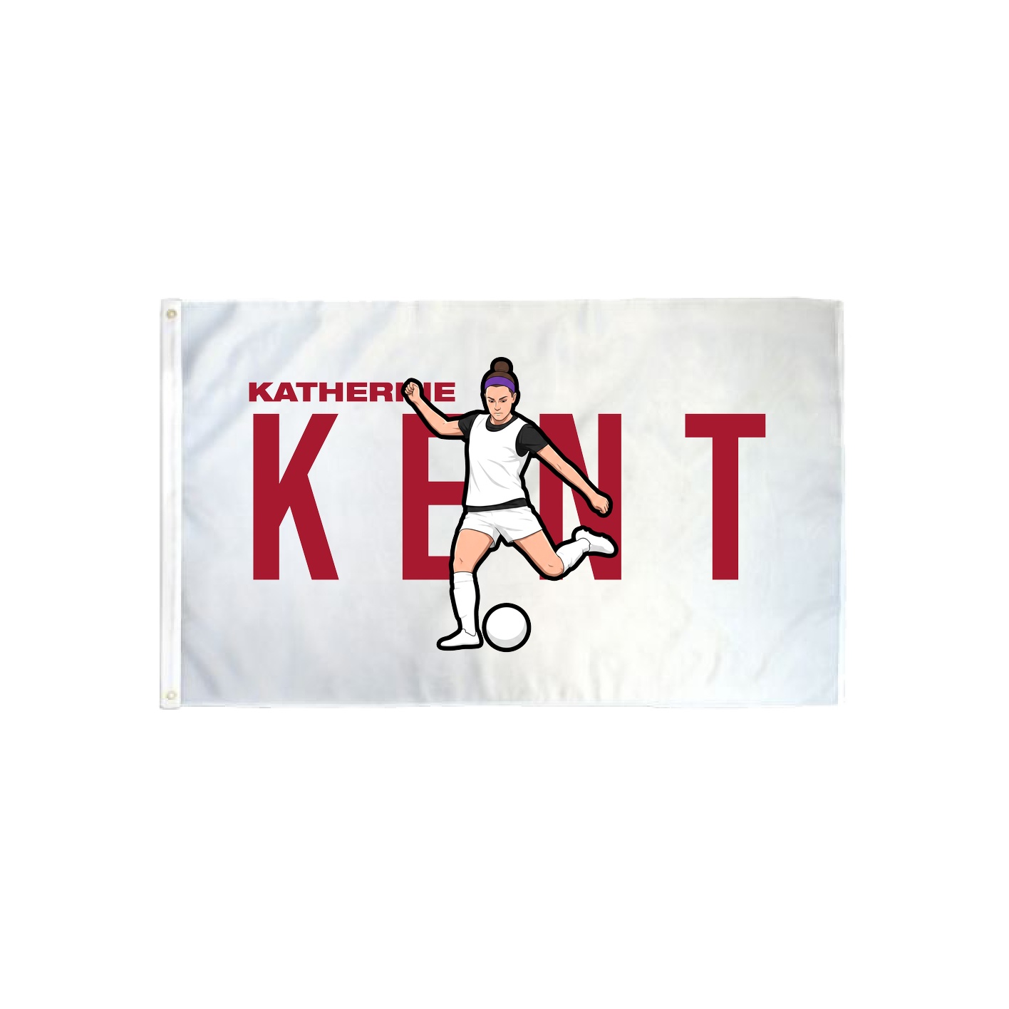 3x5 Flag — Player Name in Classic