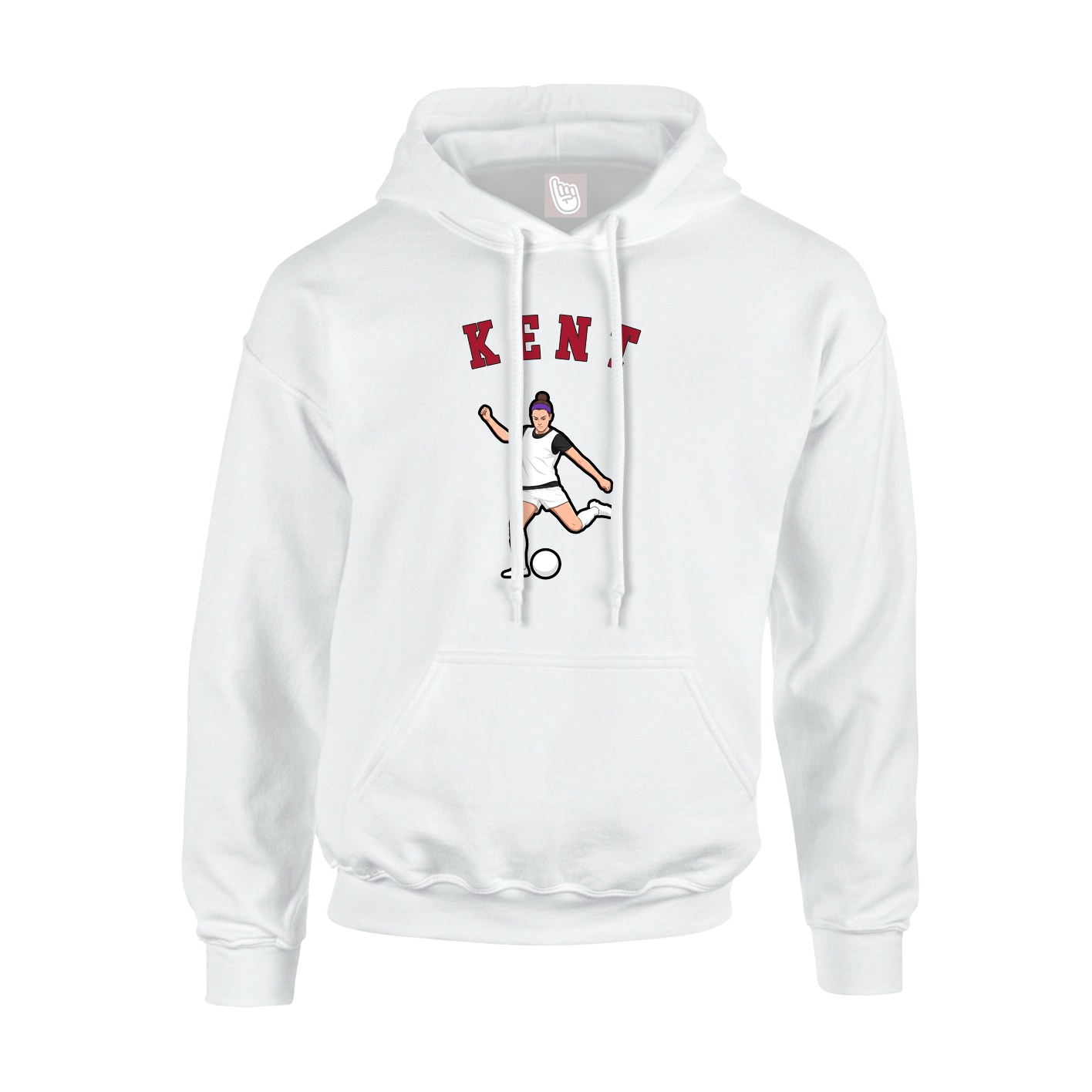 Hoodie — Shirsey Arch in White