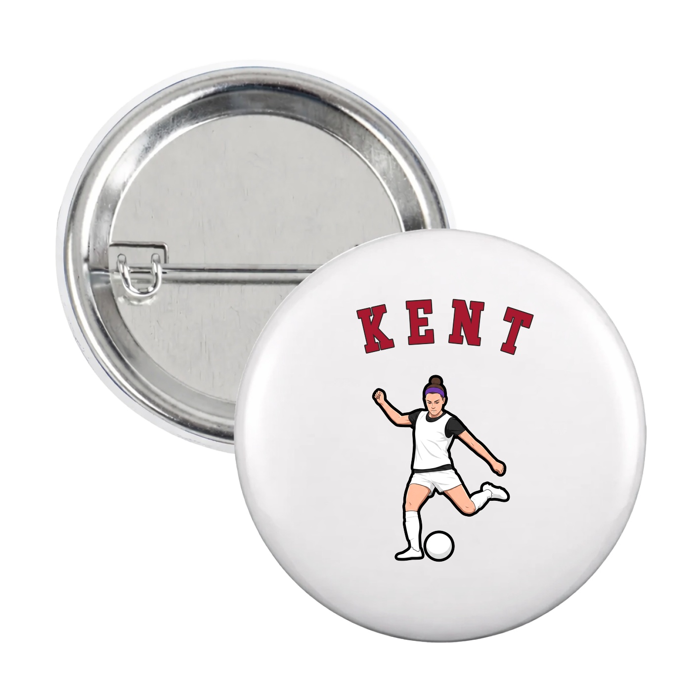 Game Day Button — Shirsey Arch in White