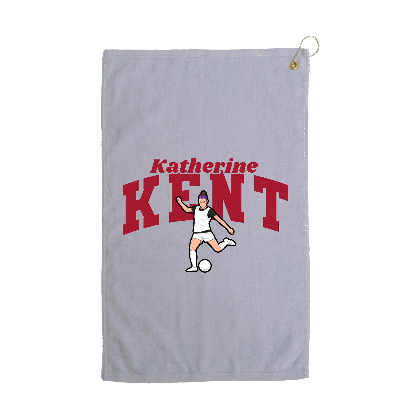 Golf Towel — Signature Arch in Grey