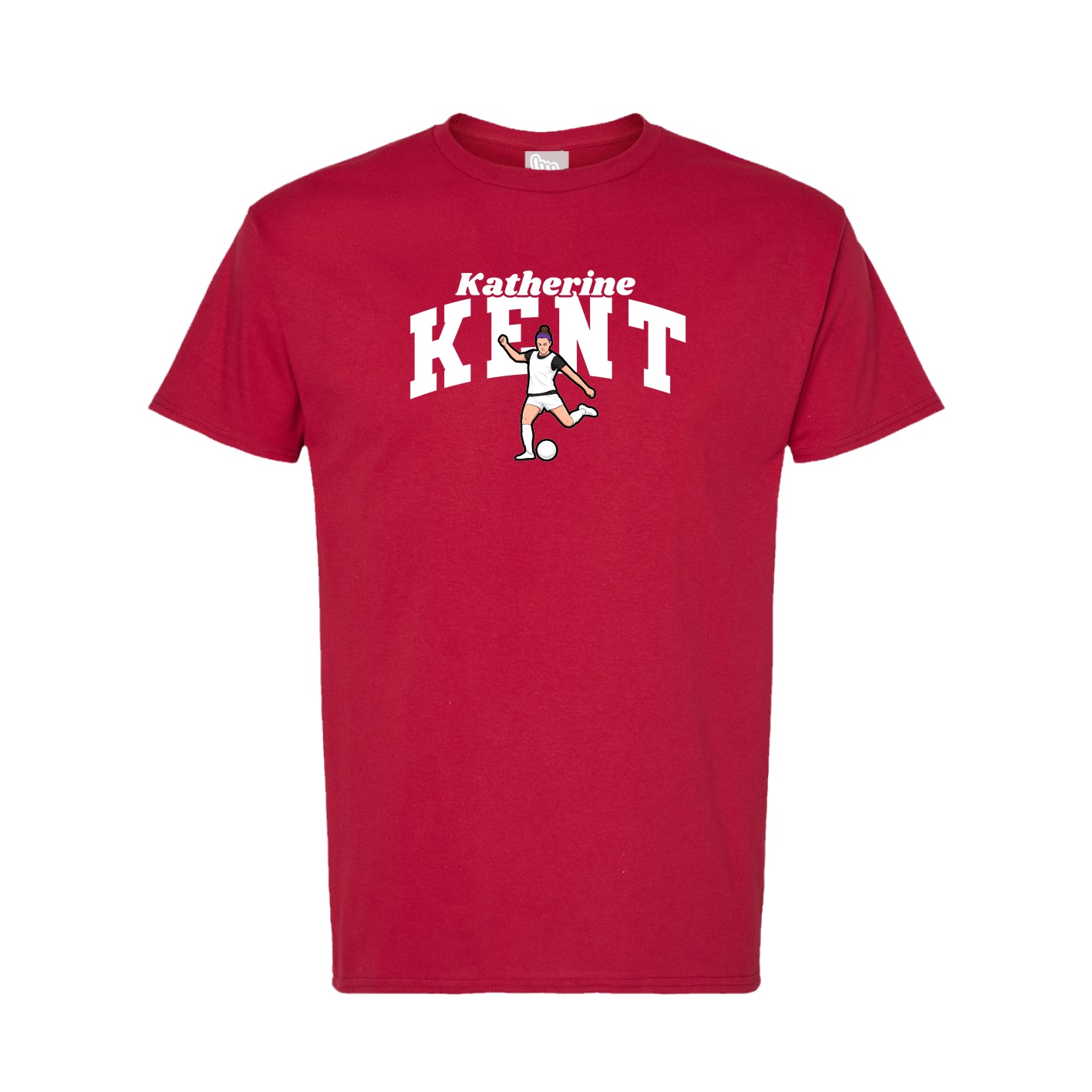 Tee — Signature Arch in Crimson