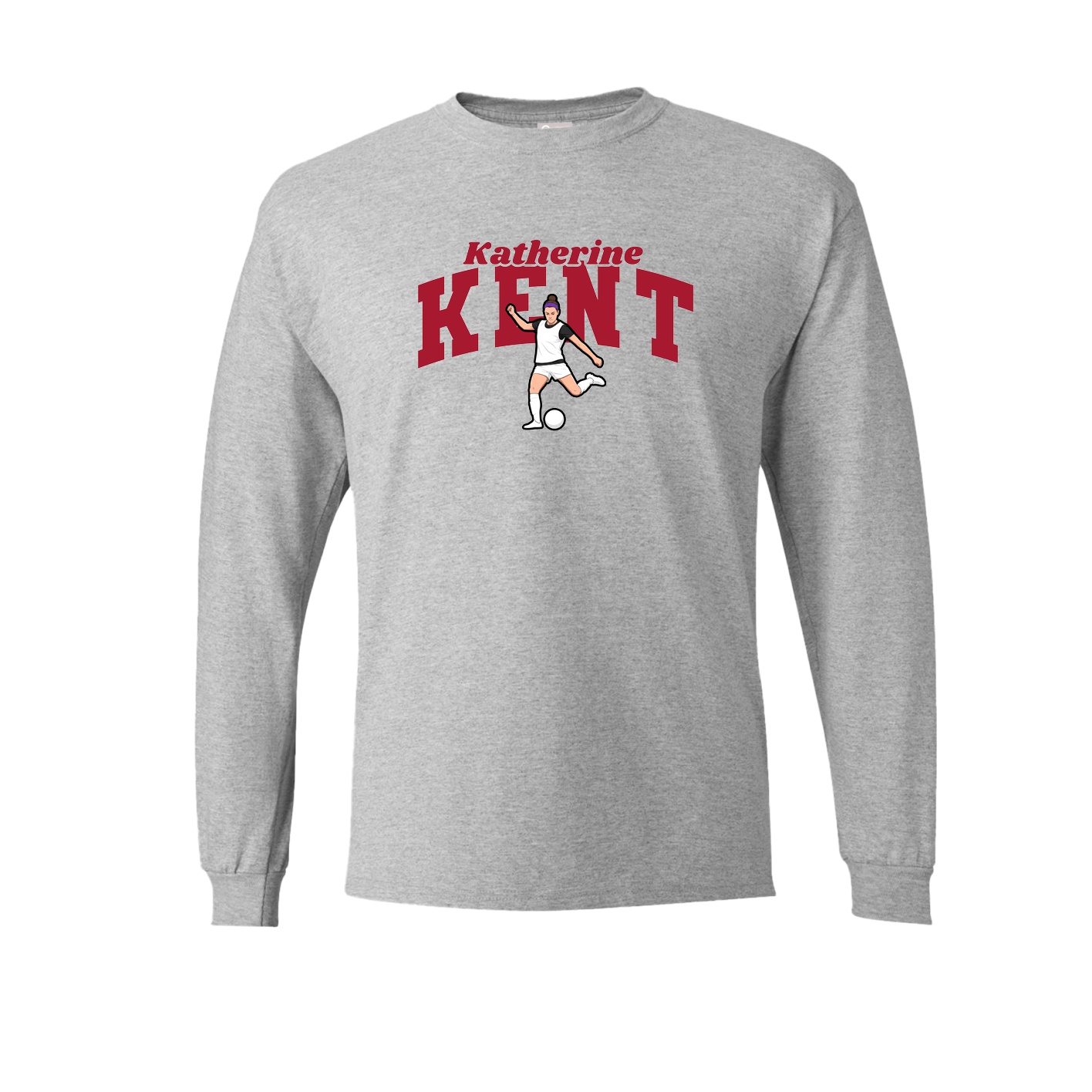 Long Sleeve Tee — Signature Arch in Grey