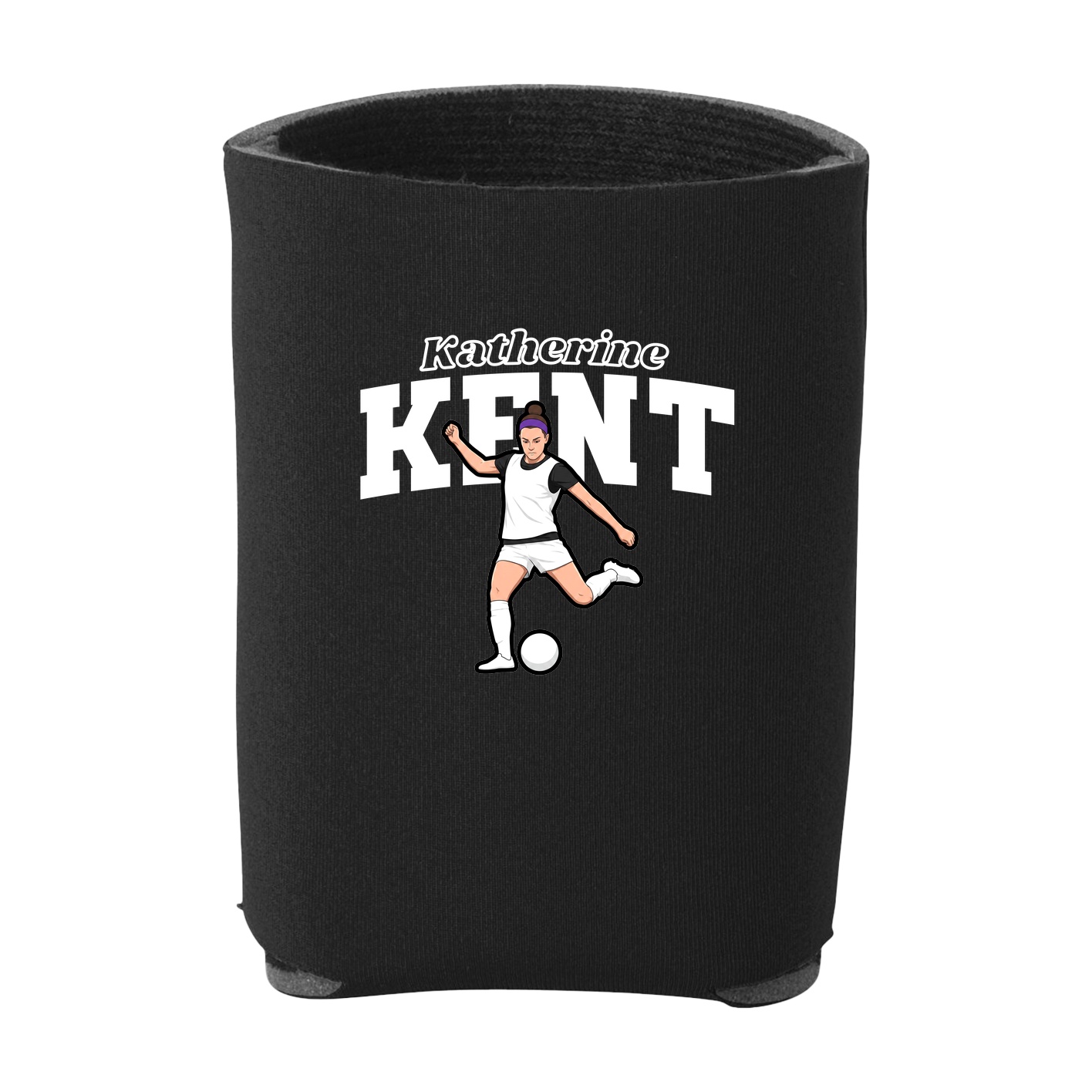 Can Holder — Name Arch in Black