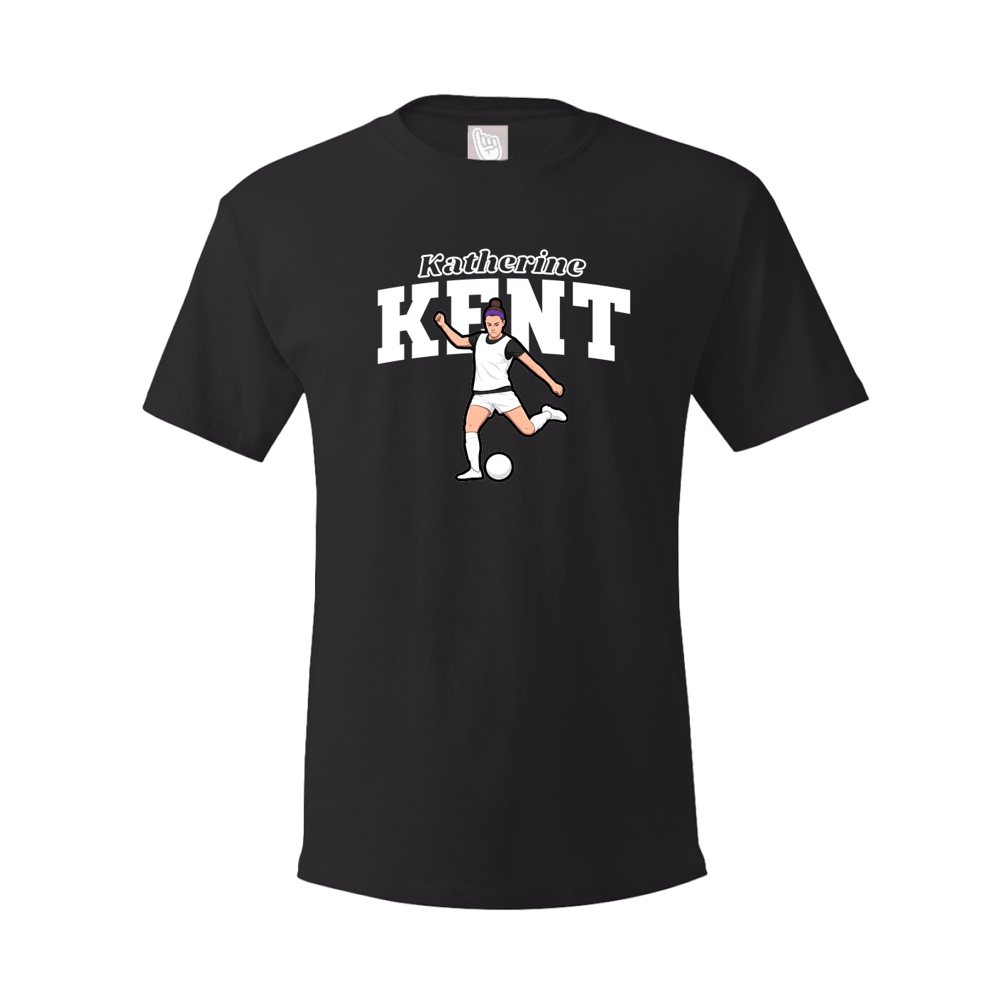 Youth Tee — Name Arch in Black