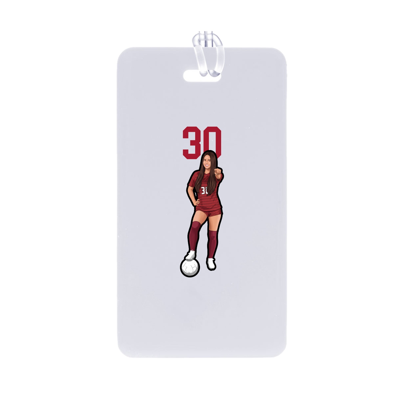 Bag Tag — Number Top in Classic
