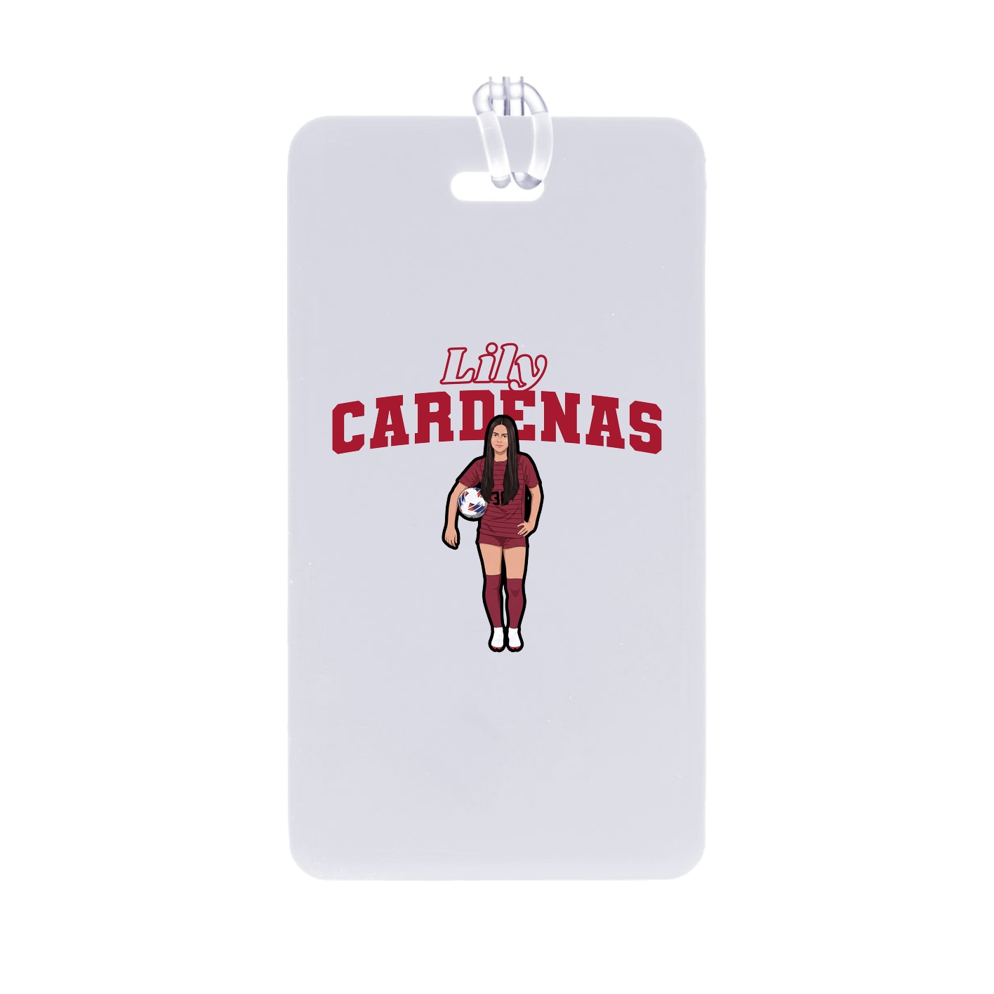 Bag Tag — Name Arch in Classic