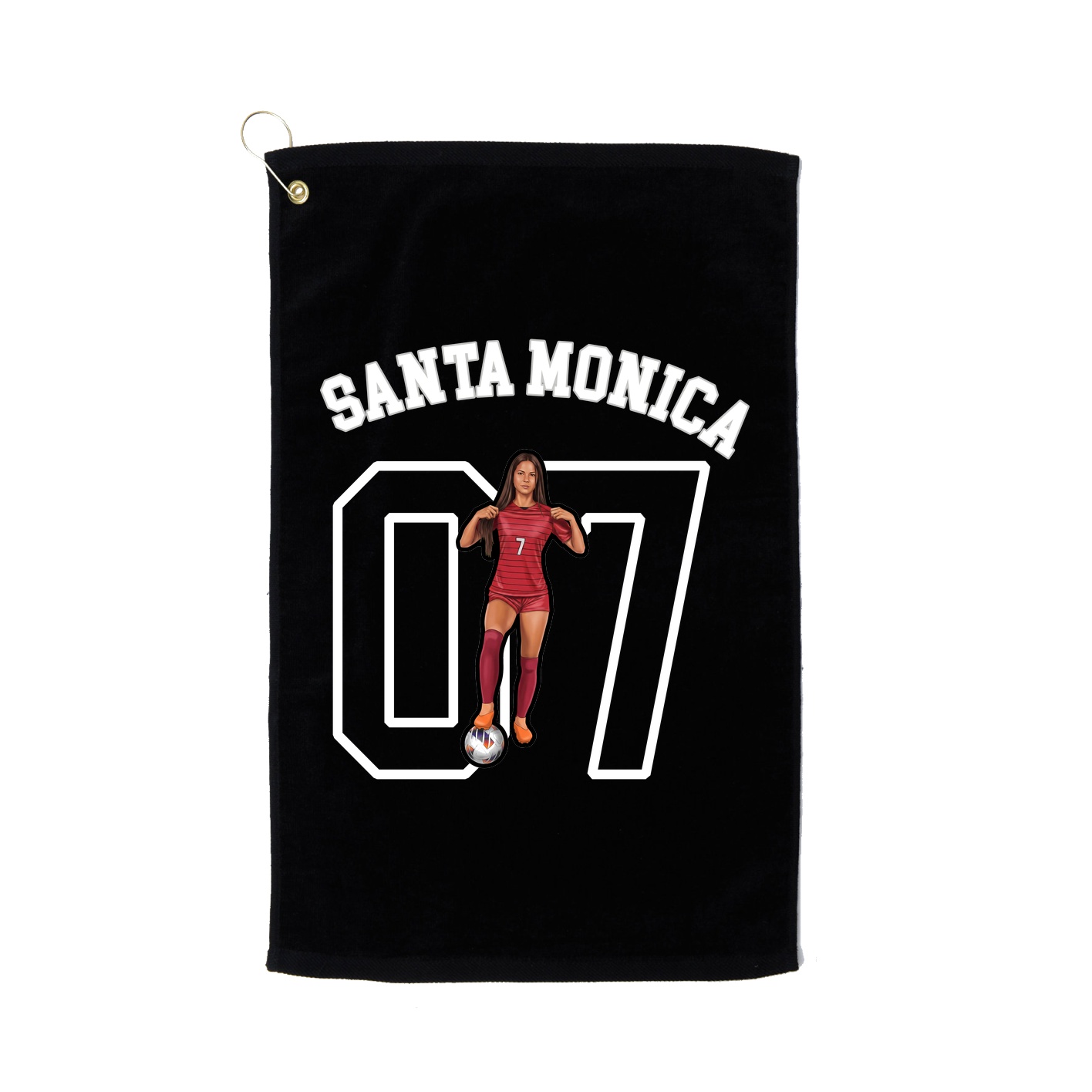 Golf Towel — Shirsey Arch in Black