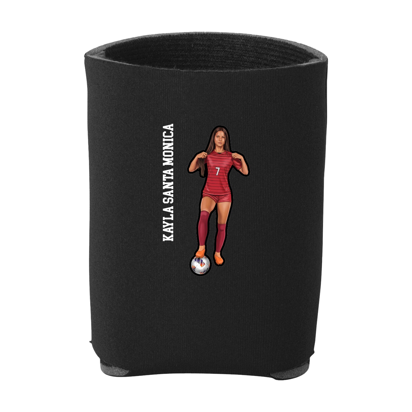 Can Holder — Name Vertical in Black
