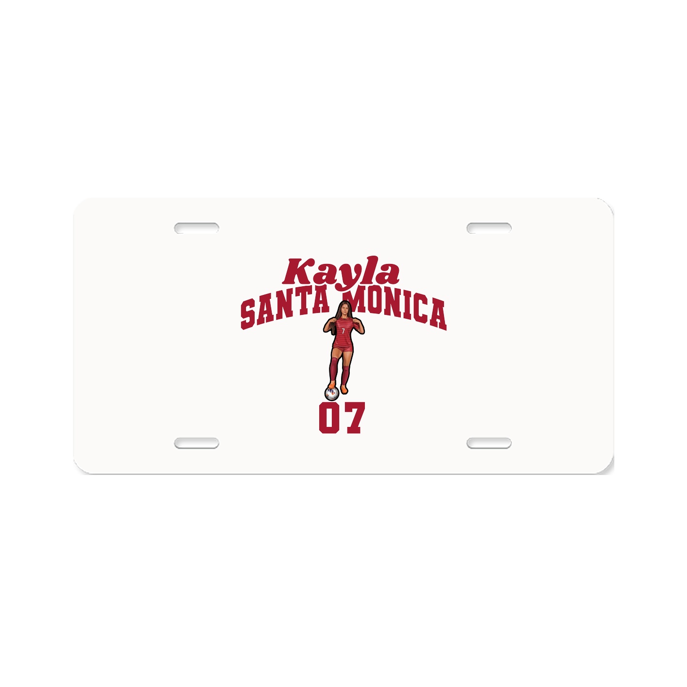 License Plate — Signature Arch in Classic