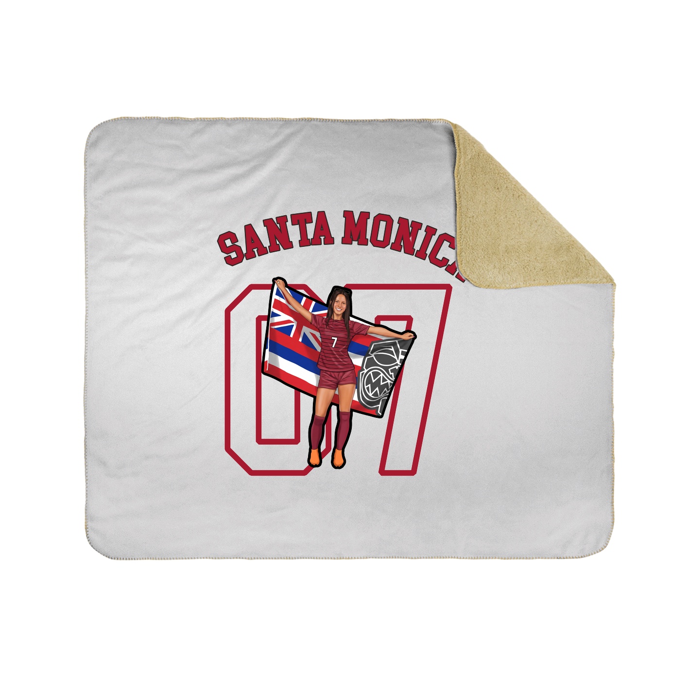 Throw Blanket — Shirsey Arch in White
