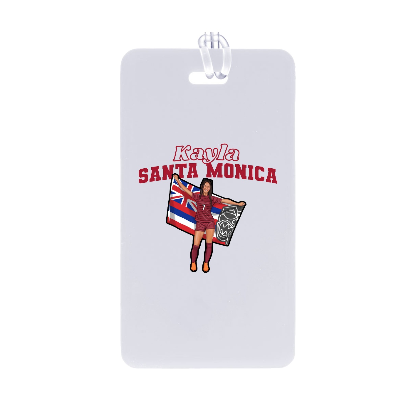 Bag Tag — Name Arch in Classic