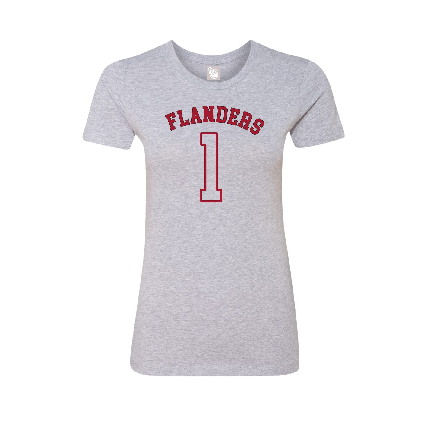 Fitted Women's Tee — Shirsey Arch in Grey