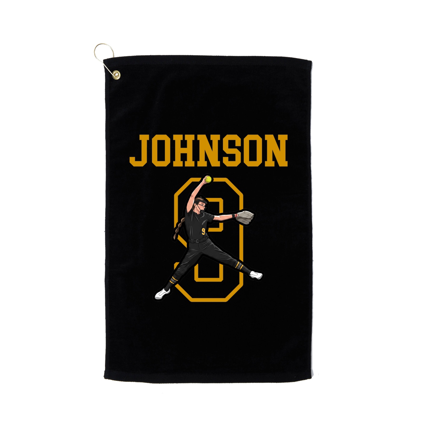 Golf Towel — Shirsey in Black