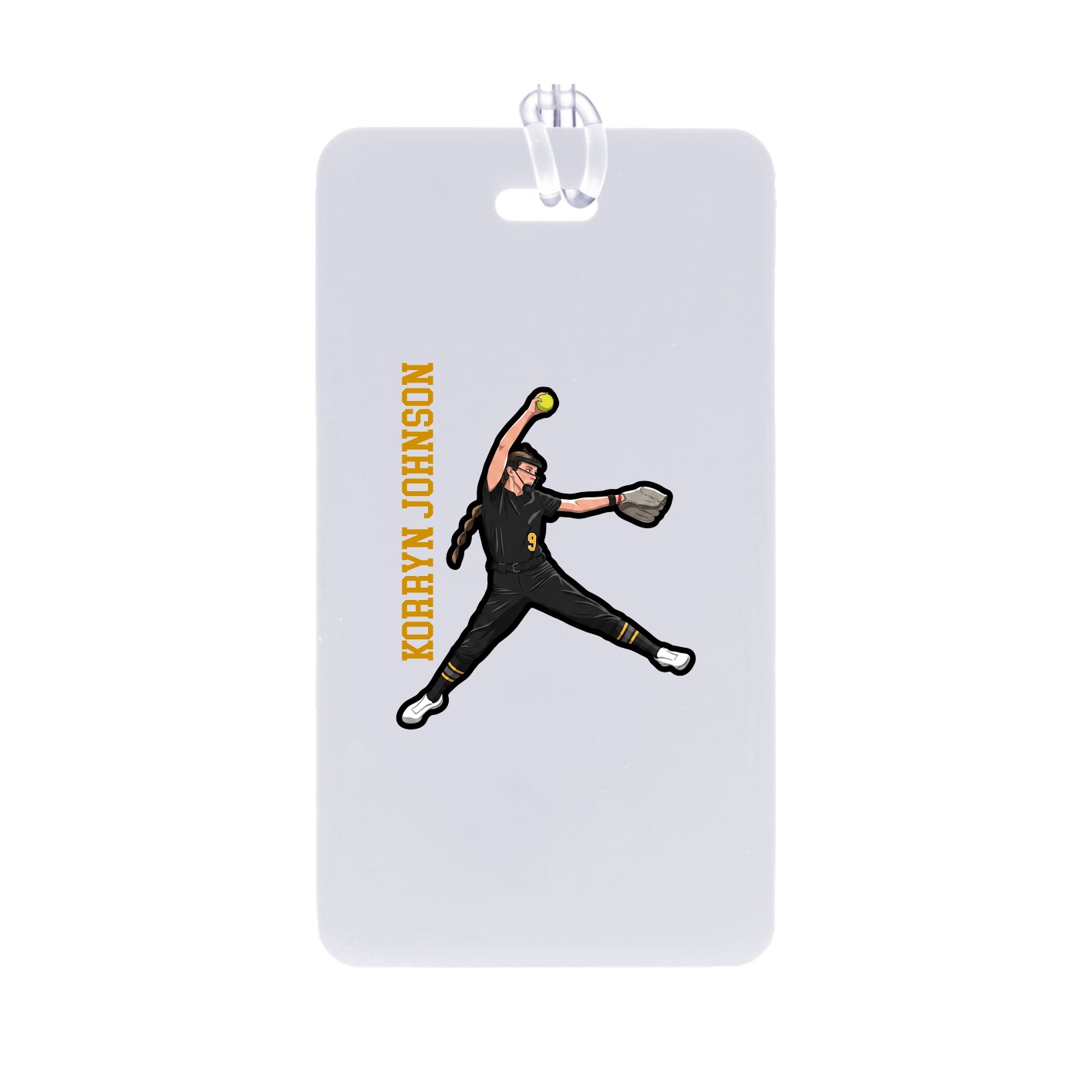 Bag Tag — Name Vertical in Classic