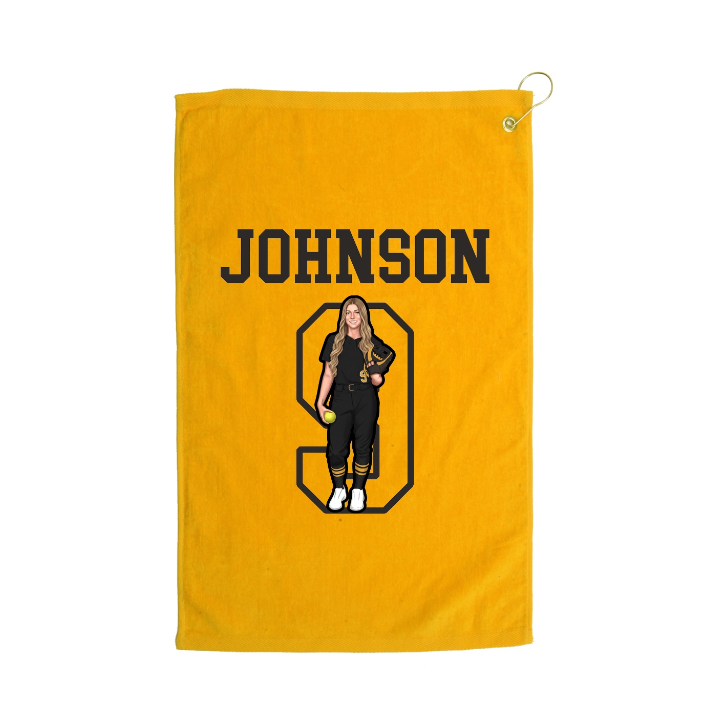 Golf Towel — Shirsey in Gold