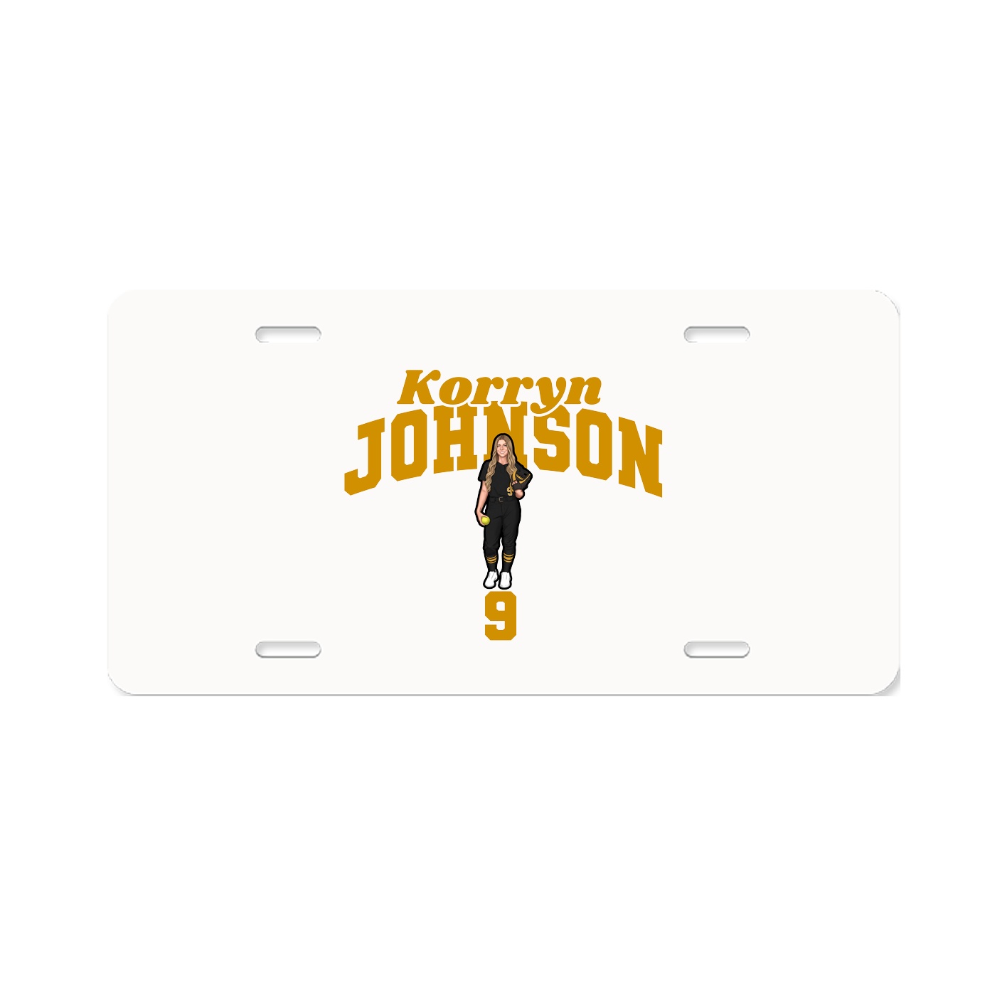License Plate — Signature Arch in Classic