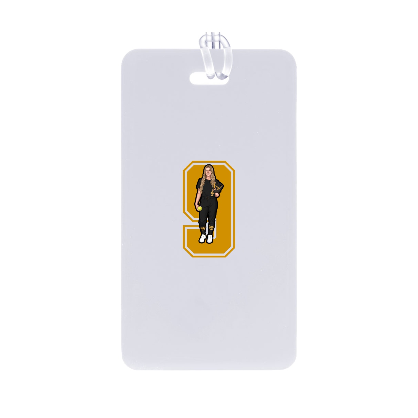 Bag Tag — Number in Classic