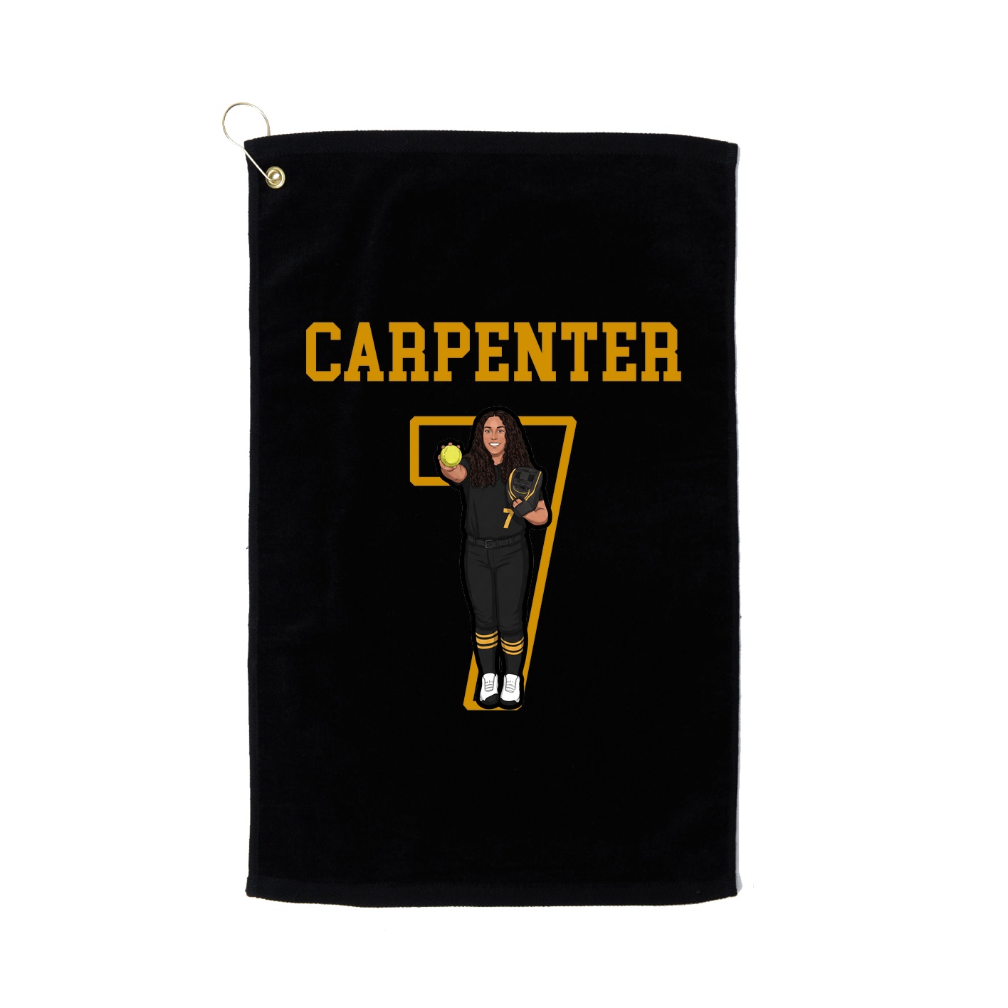 Golf Towel — Shirsey in Black