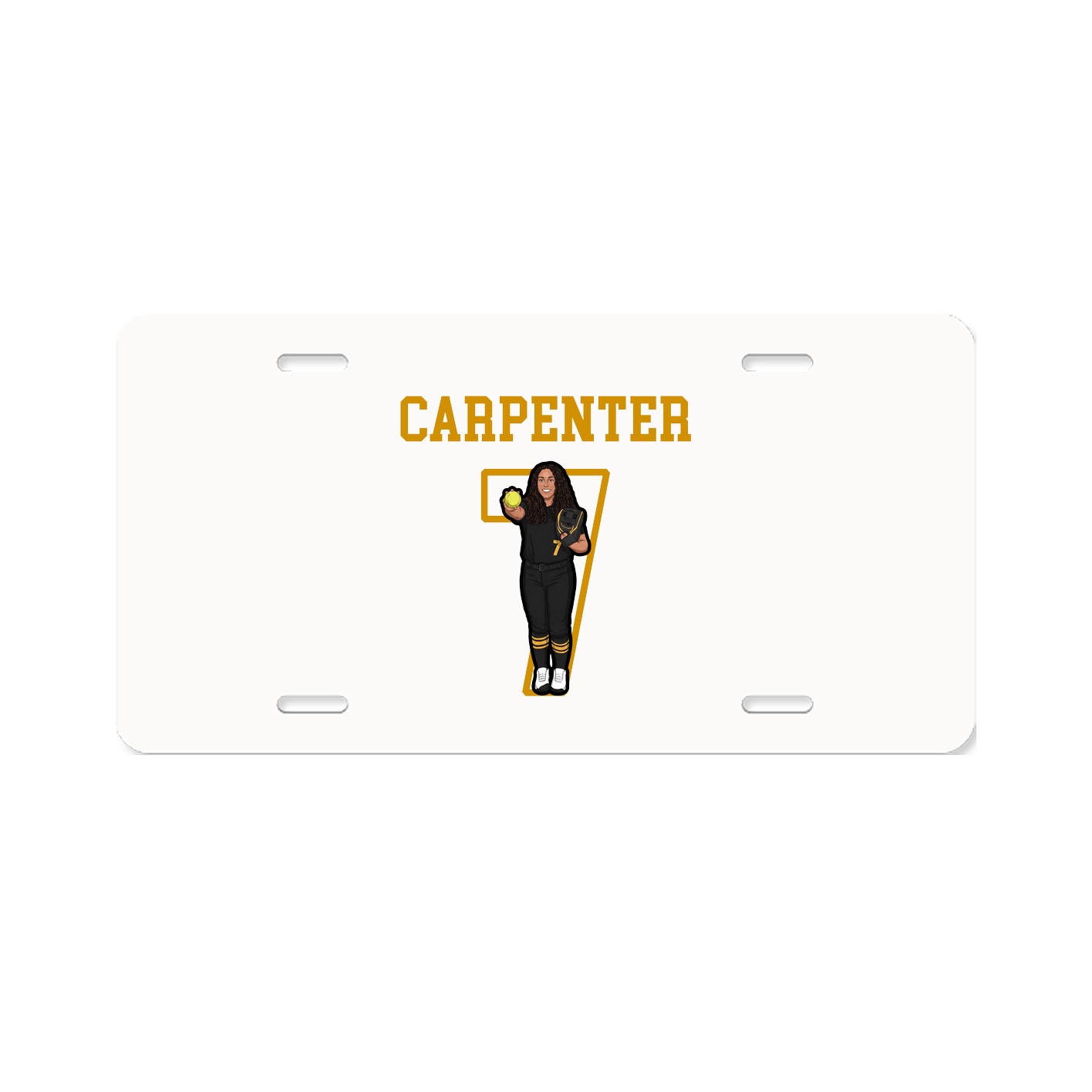 License Plate — Shirsey in Classic