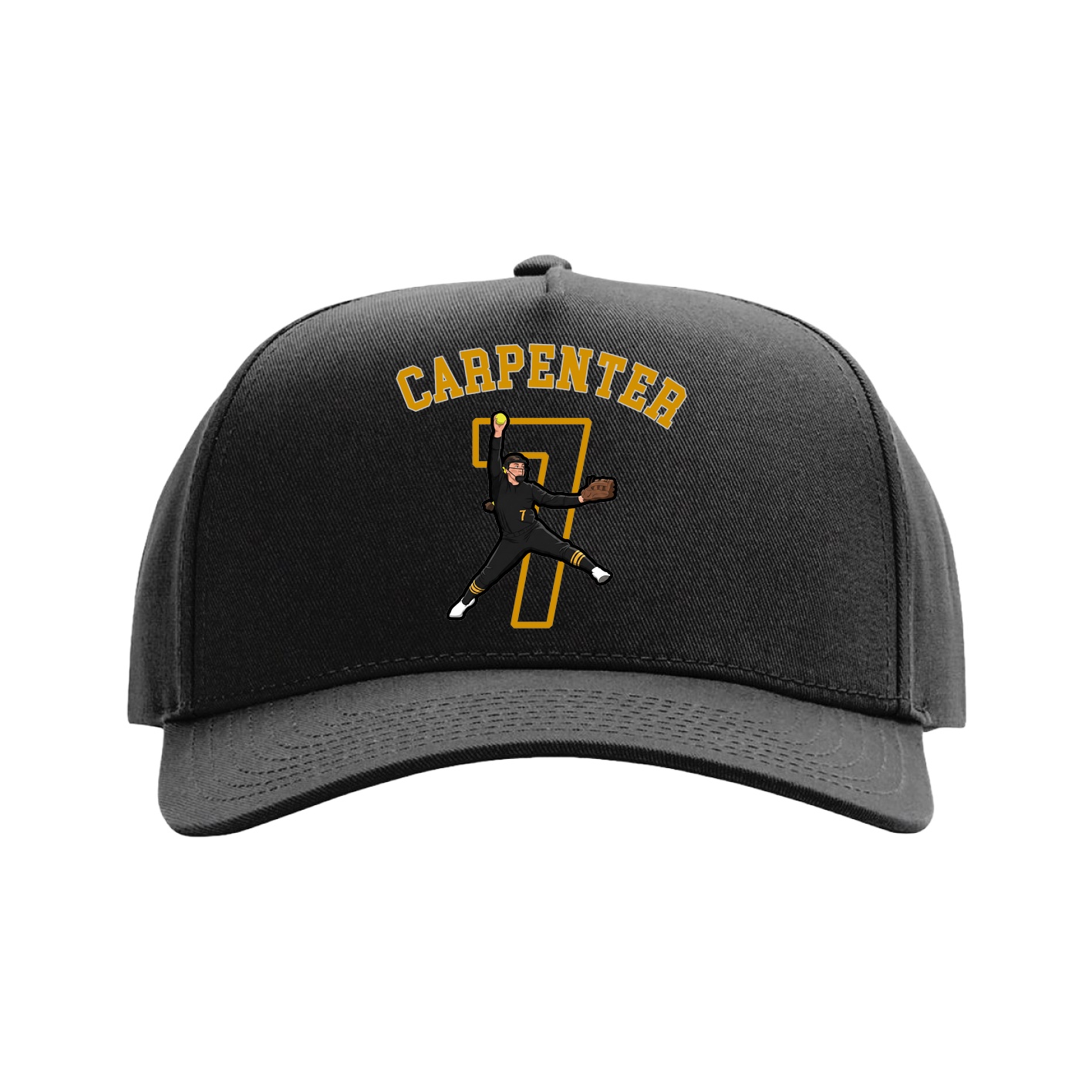 Full Fabric Five-Panel Champ Cap
