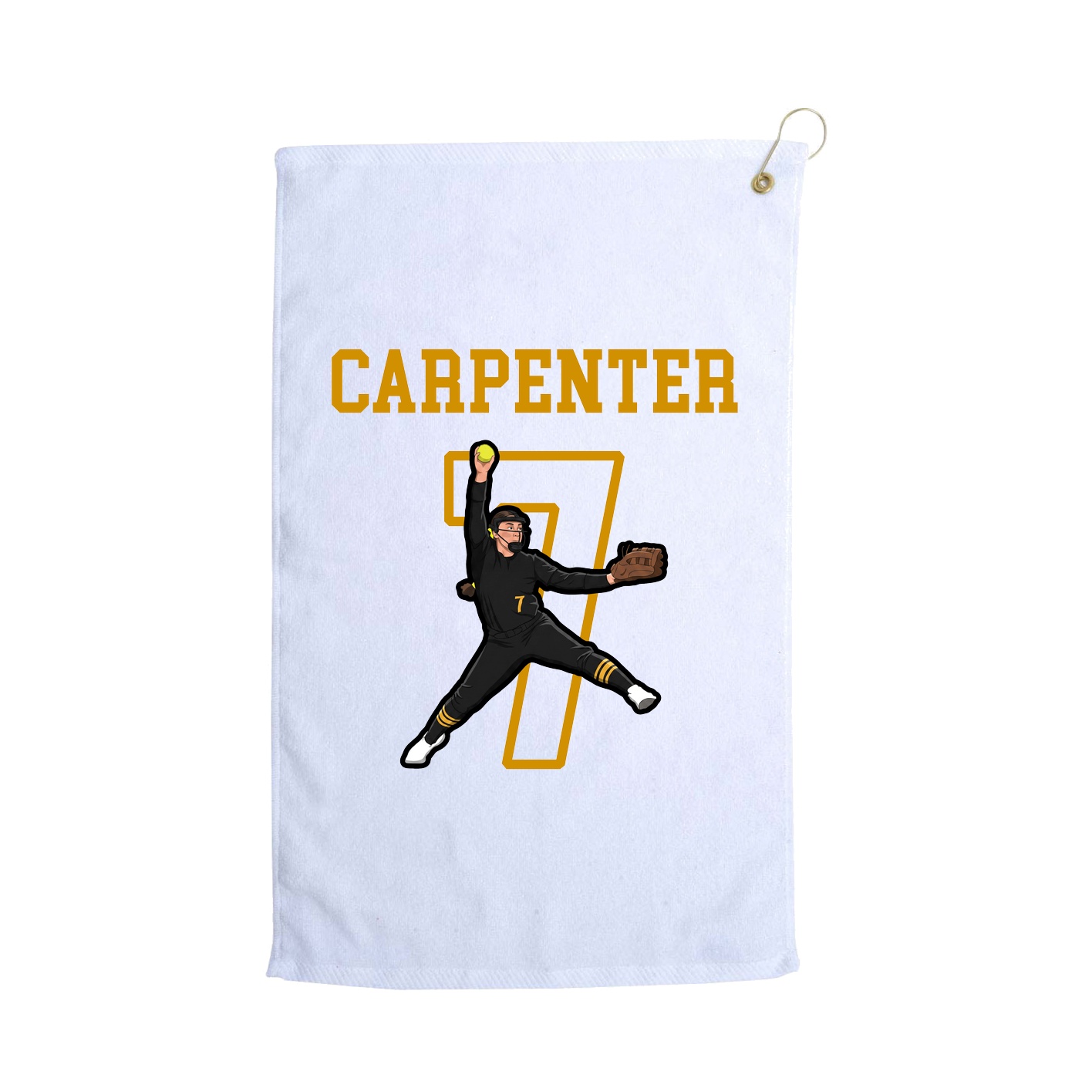 Golf Towel — Shirsey in White