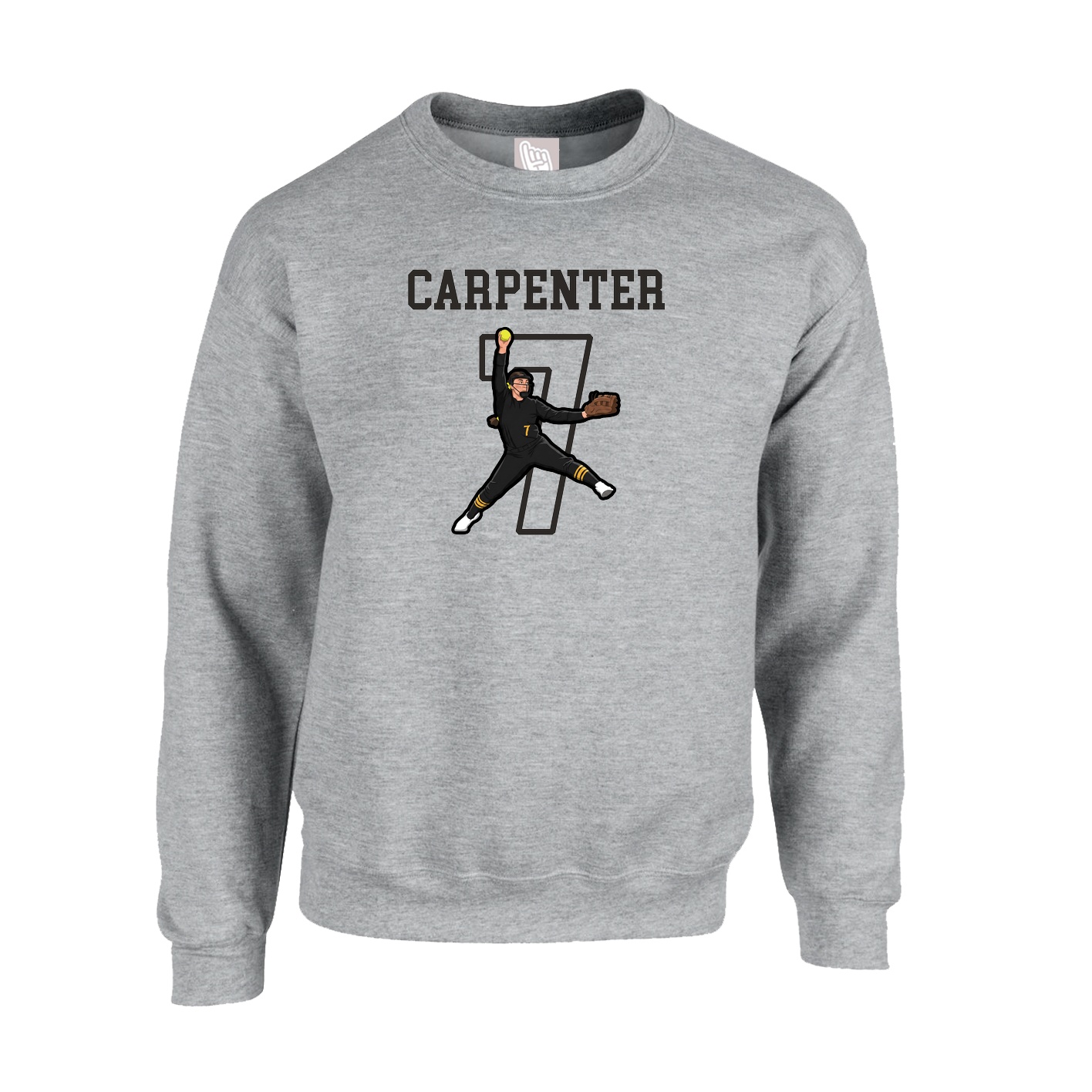 Fleece Crew — Shirsey in Grey
