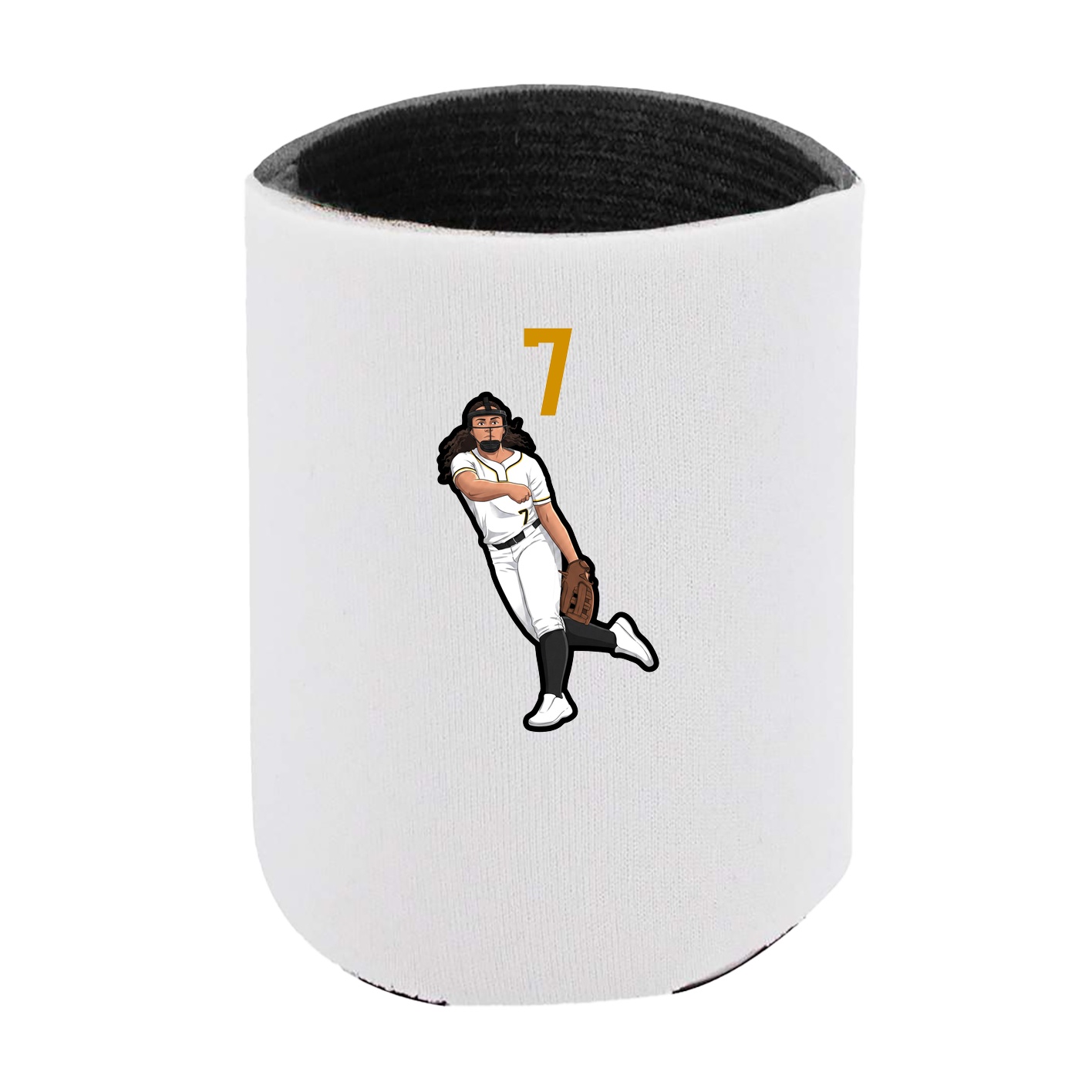 Can Holder — Number Top in White