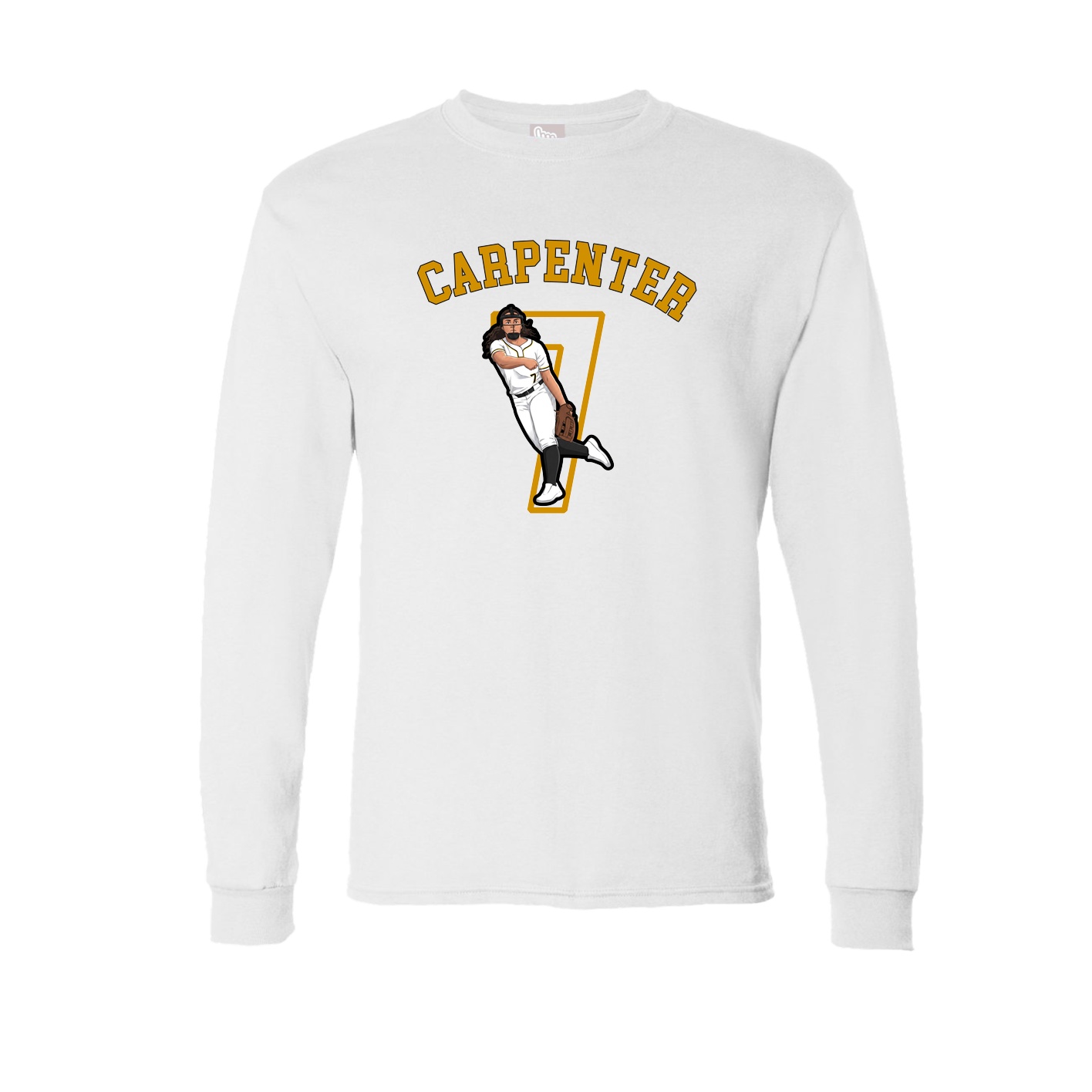 Long Sleeve Tee — Shirsey Arch in White