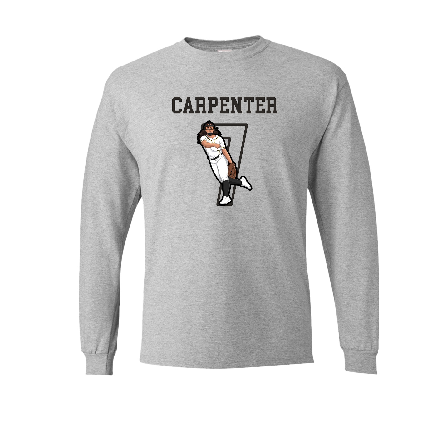 Long Sleeve Tee — Shirsey in Grey